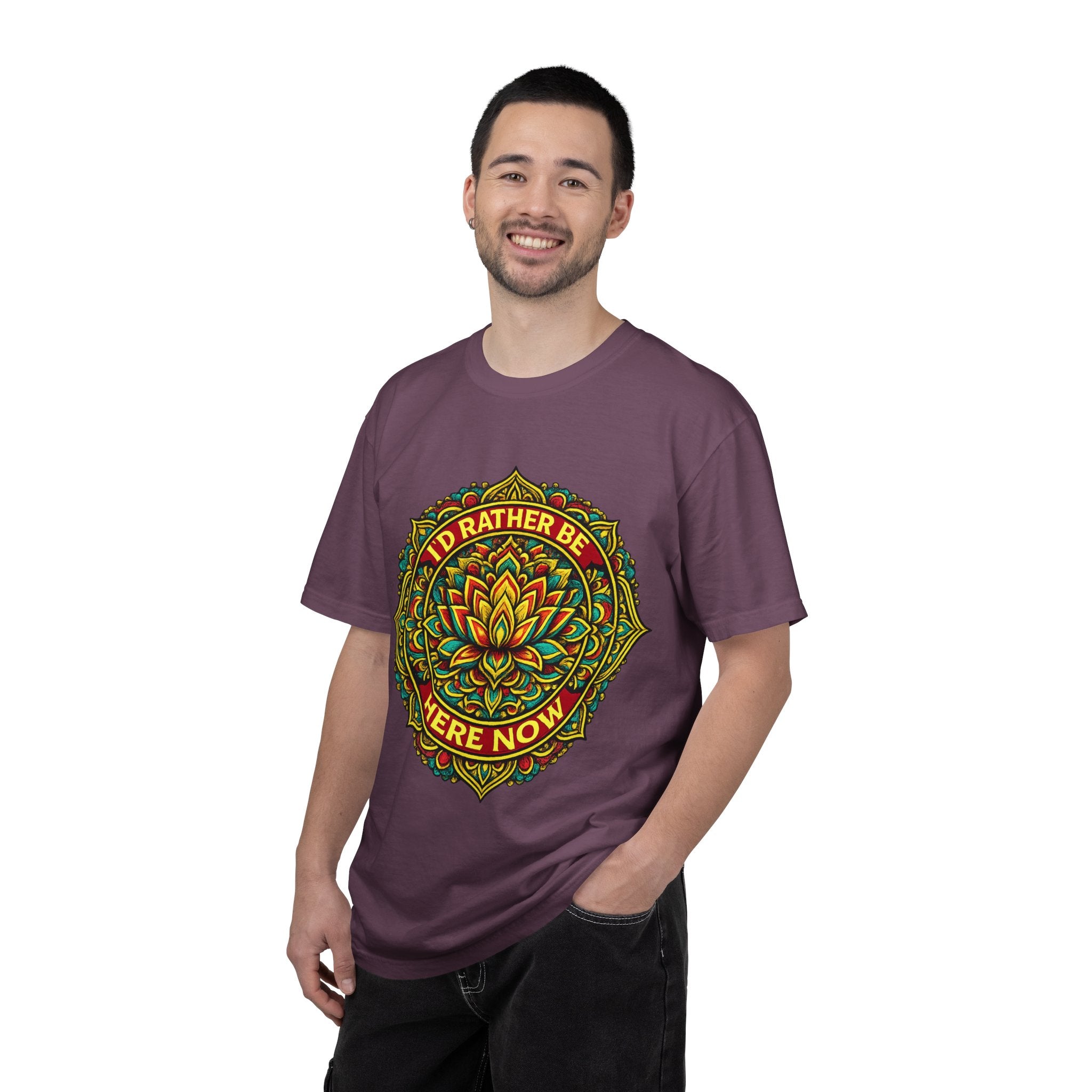 I'D RATHER BE HERE NOW Signature Logo Tee