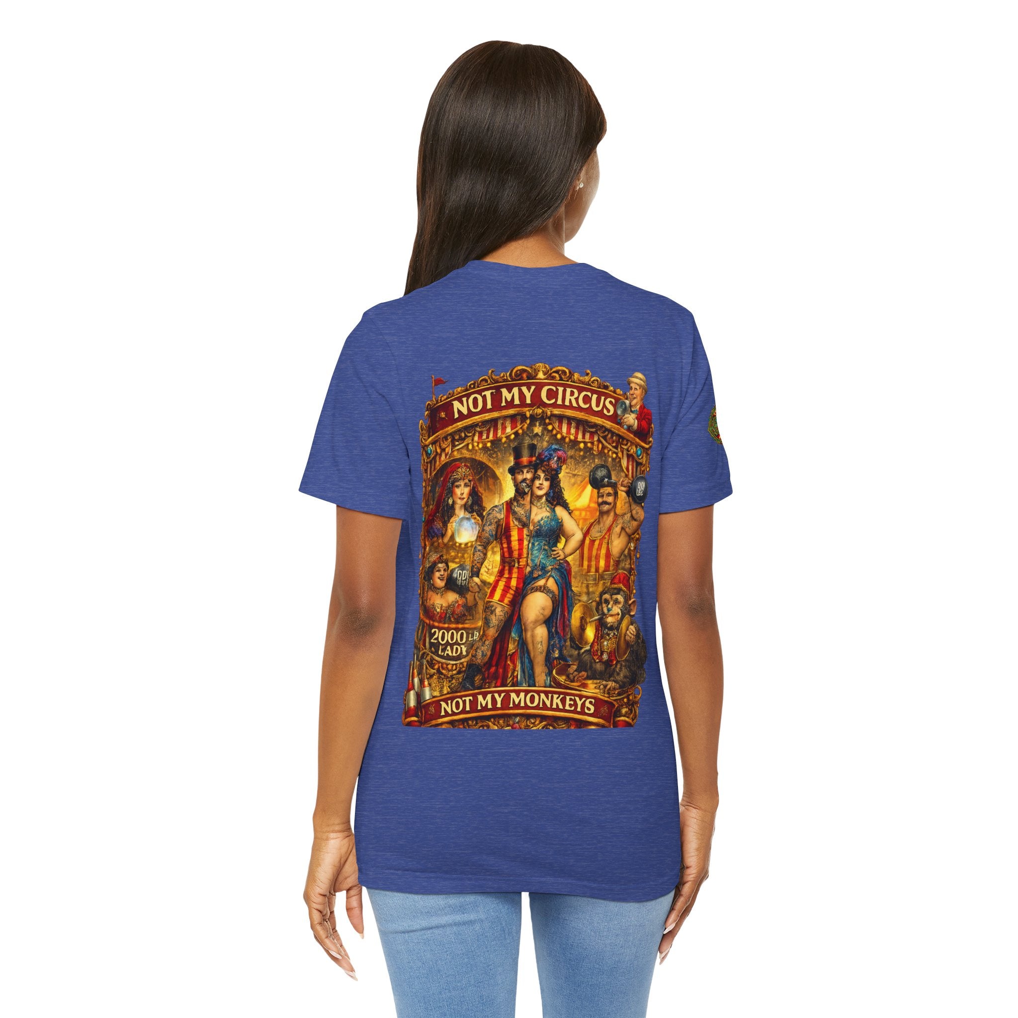 Not My Circus Not My Monkeys T-Shirt — Vintage Circus Graphic Tee
