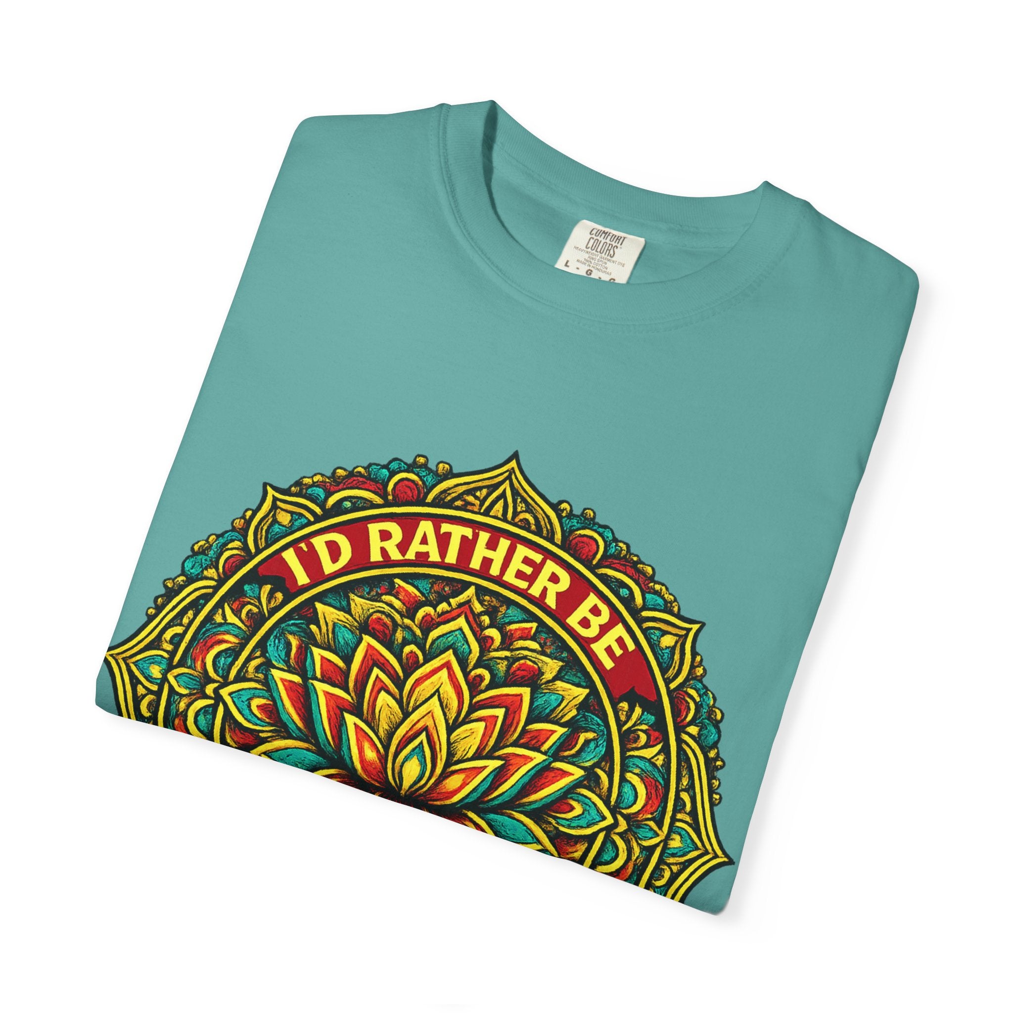 I'D RATHER BE HERE NOW Signature Logo Tee