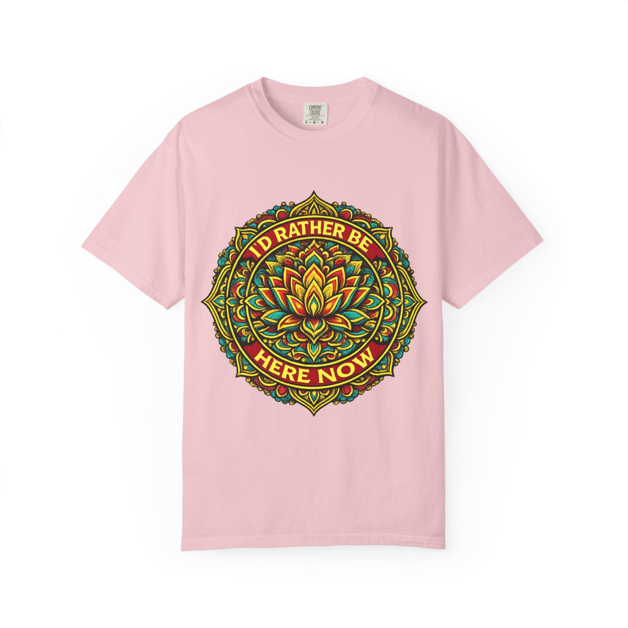 I'D RATHER BE HERE NOW Signature Logo Tee