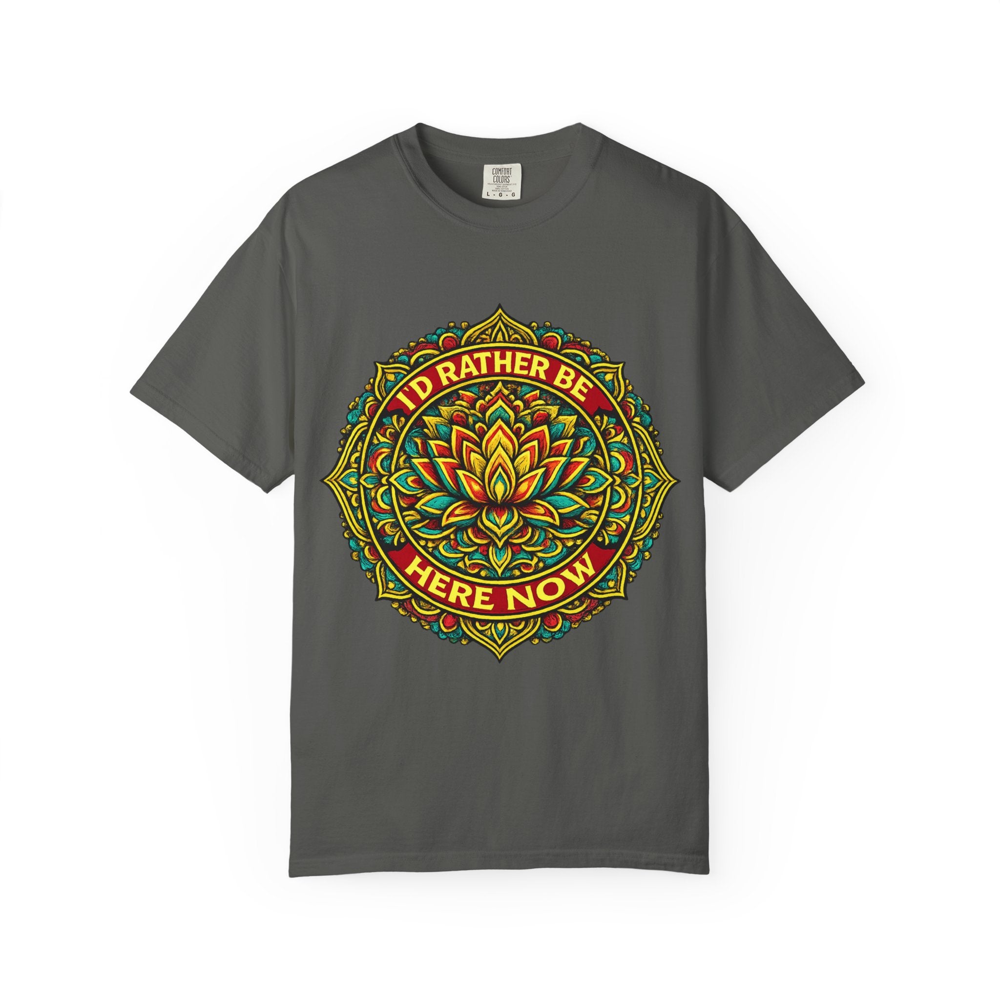 I'D RATHER BE HERE NOW Signature Logo Tee
