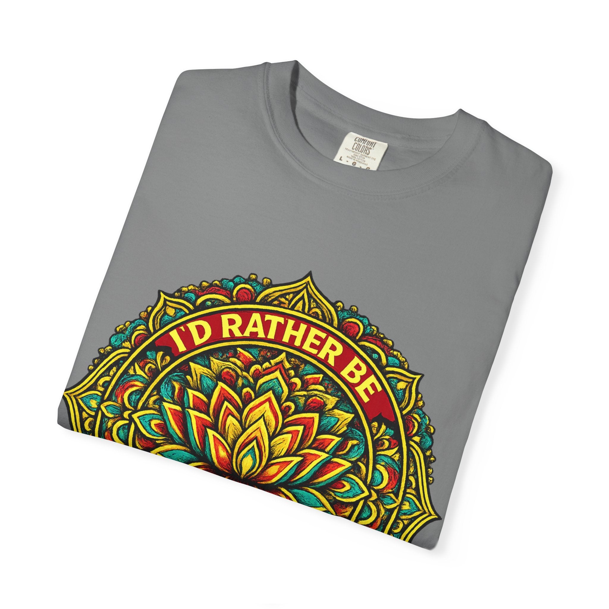 I'D RATHER BE HERE NOW Signature Logo Tee