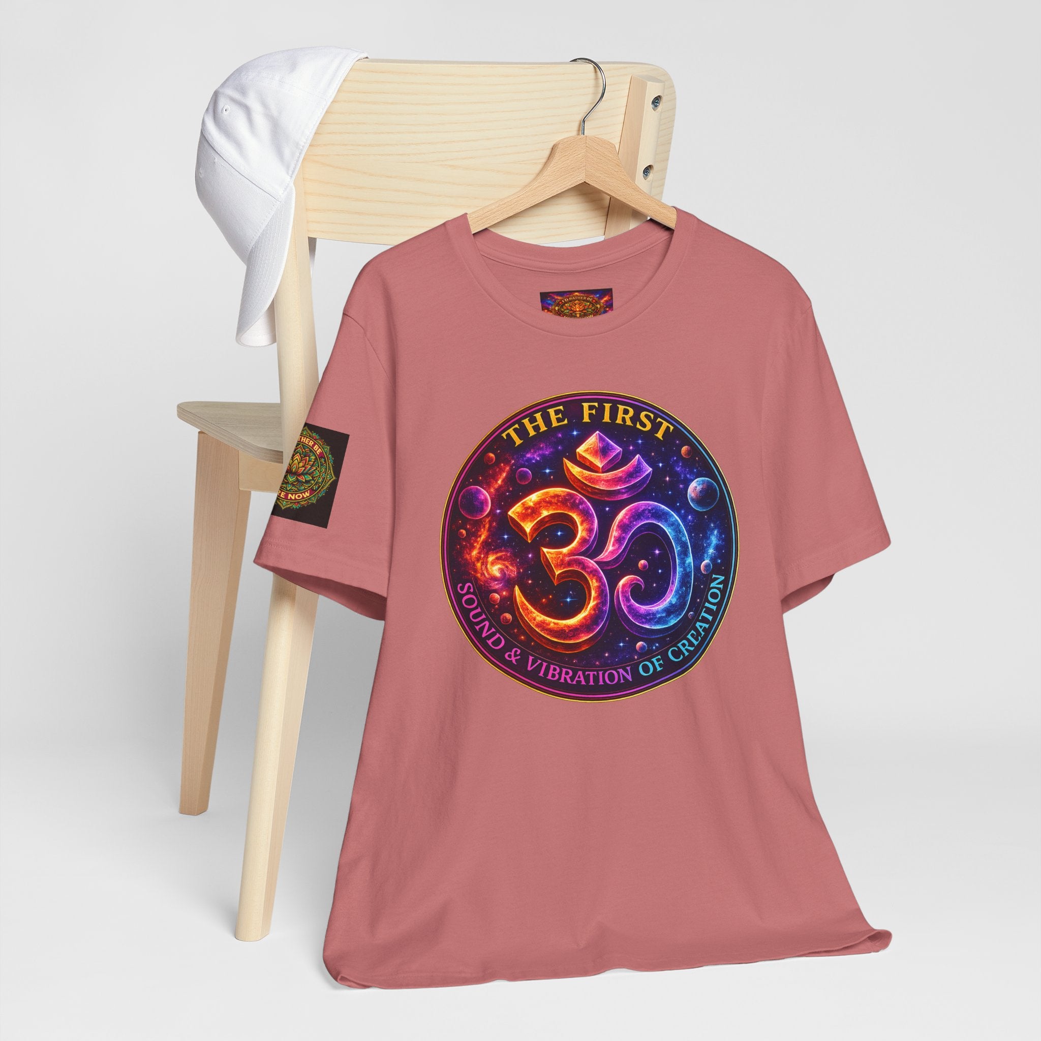 Om — The First Sound & Vibration of Creation T-Shirt Unisex Jersey Short Sleeve Tee