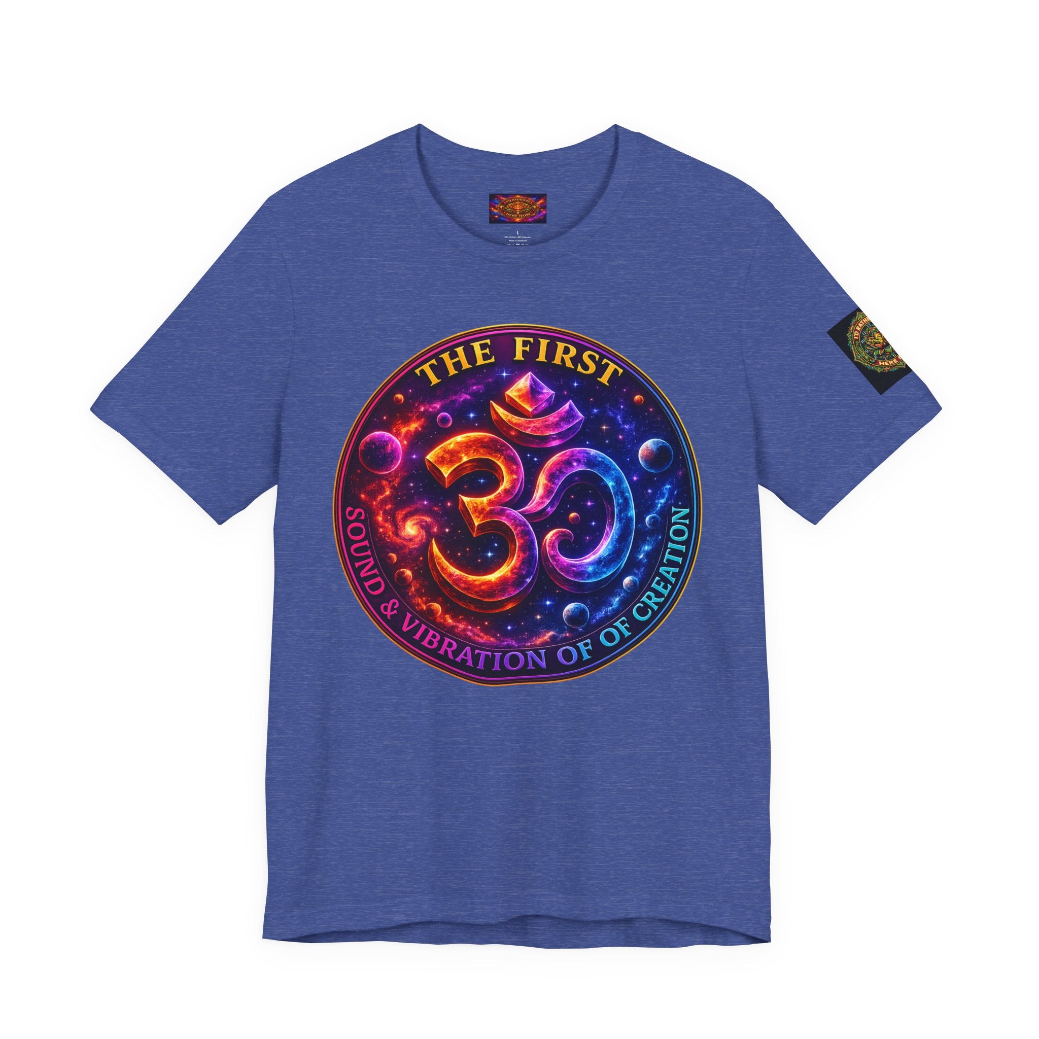 Om — The First Sound & Vibration of Creation T-Shirt Unisex Jersey Short Sleeve Tee