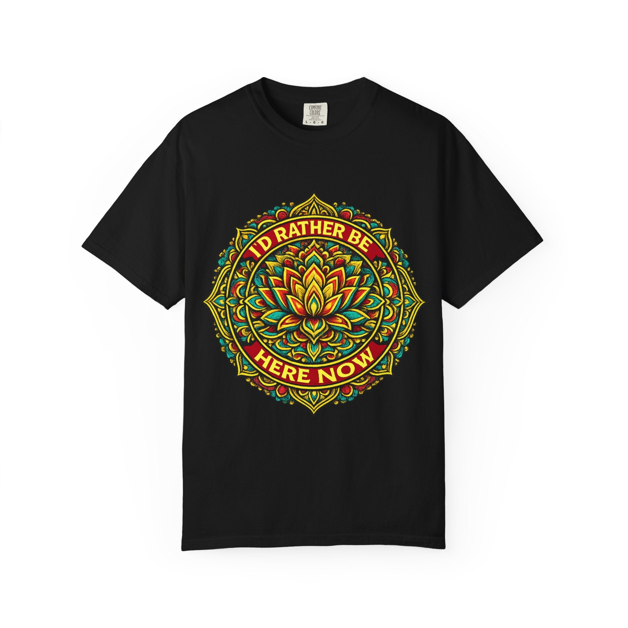I'D RATHER BE HERE NOW Signature Logo Tee