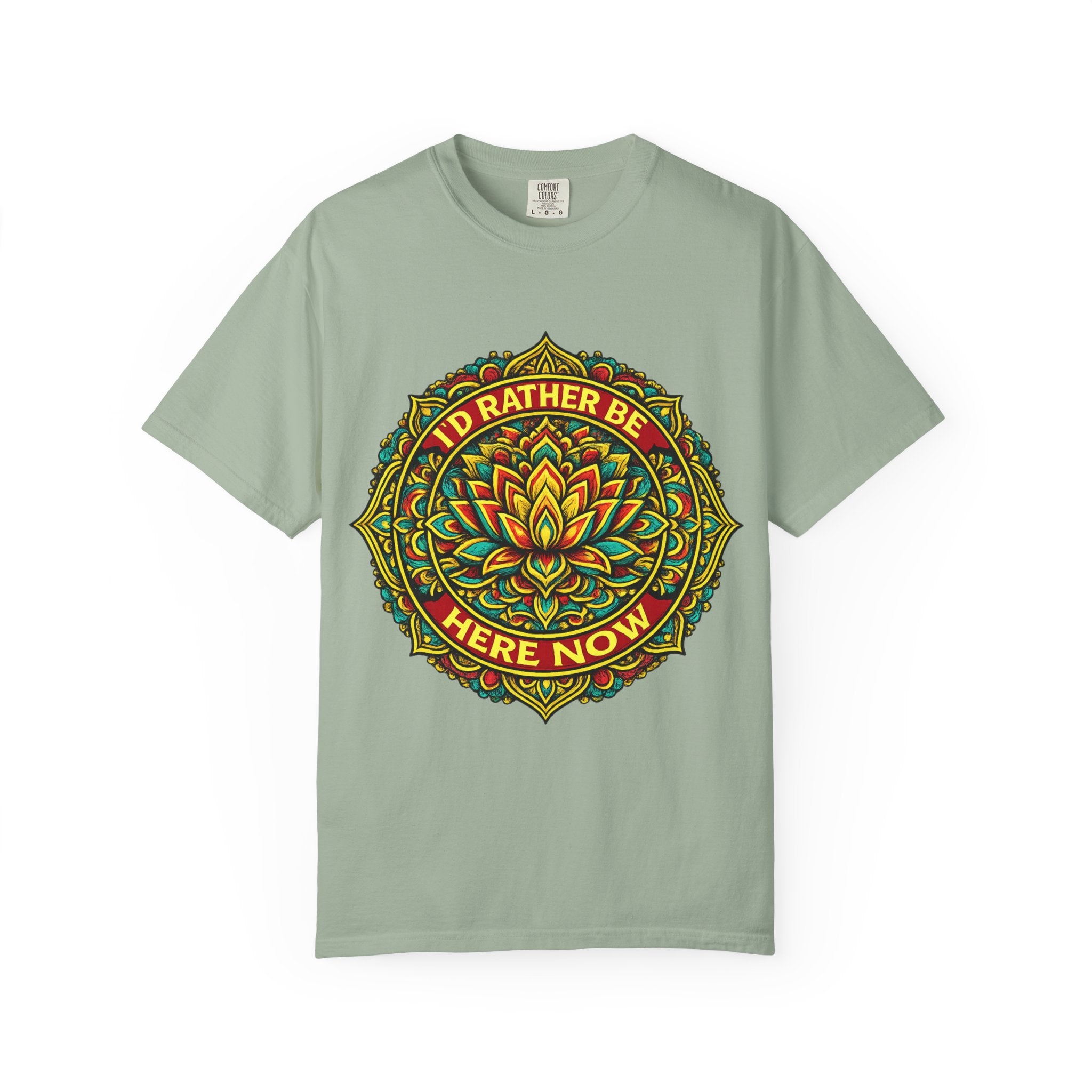 I'D RATHER BE HERE NOW Signature Logo Tee