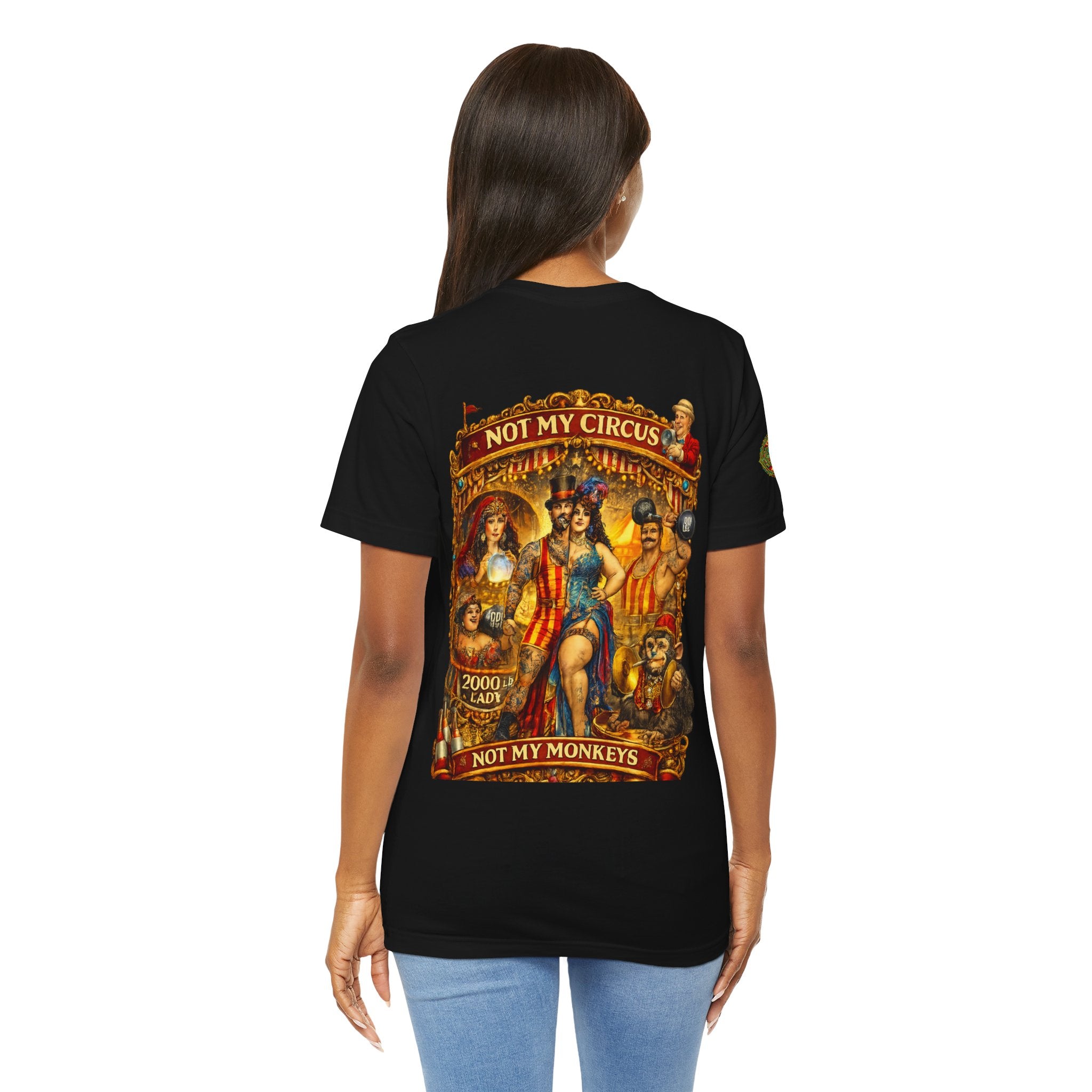 Not My Circus Not My Monkeys T-Shirt — Vintage Circus Graphic Tee