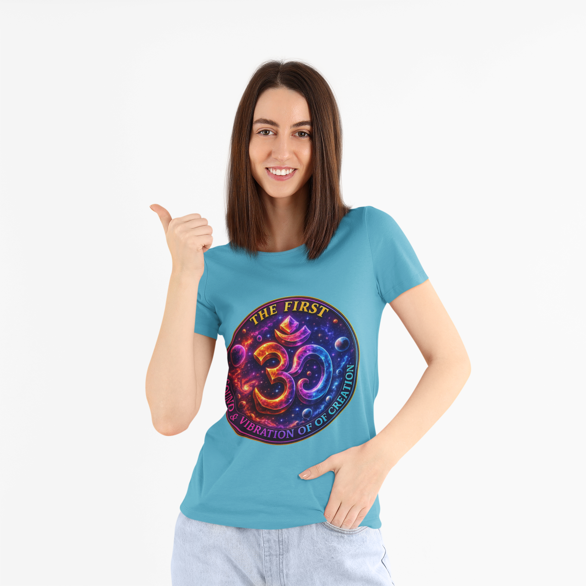 Om — The First Sound & Vibration of Creation T-Shirt Unisex Jersey Short Sleeve Tee