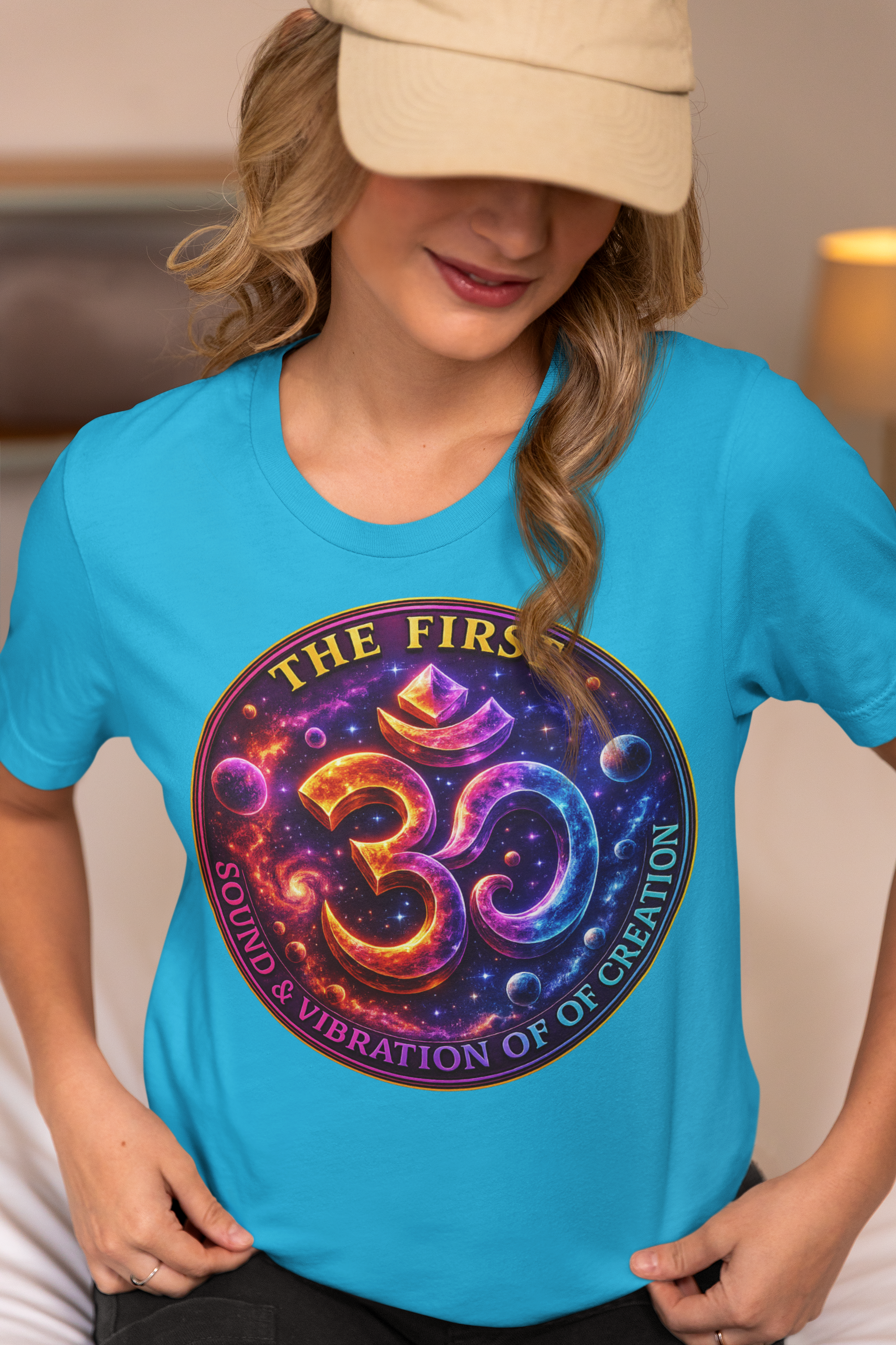 Om — The First Sound & Vibration of Creation T-Shirt Unisex Jersey Short Sleeve Tee