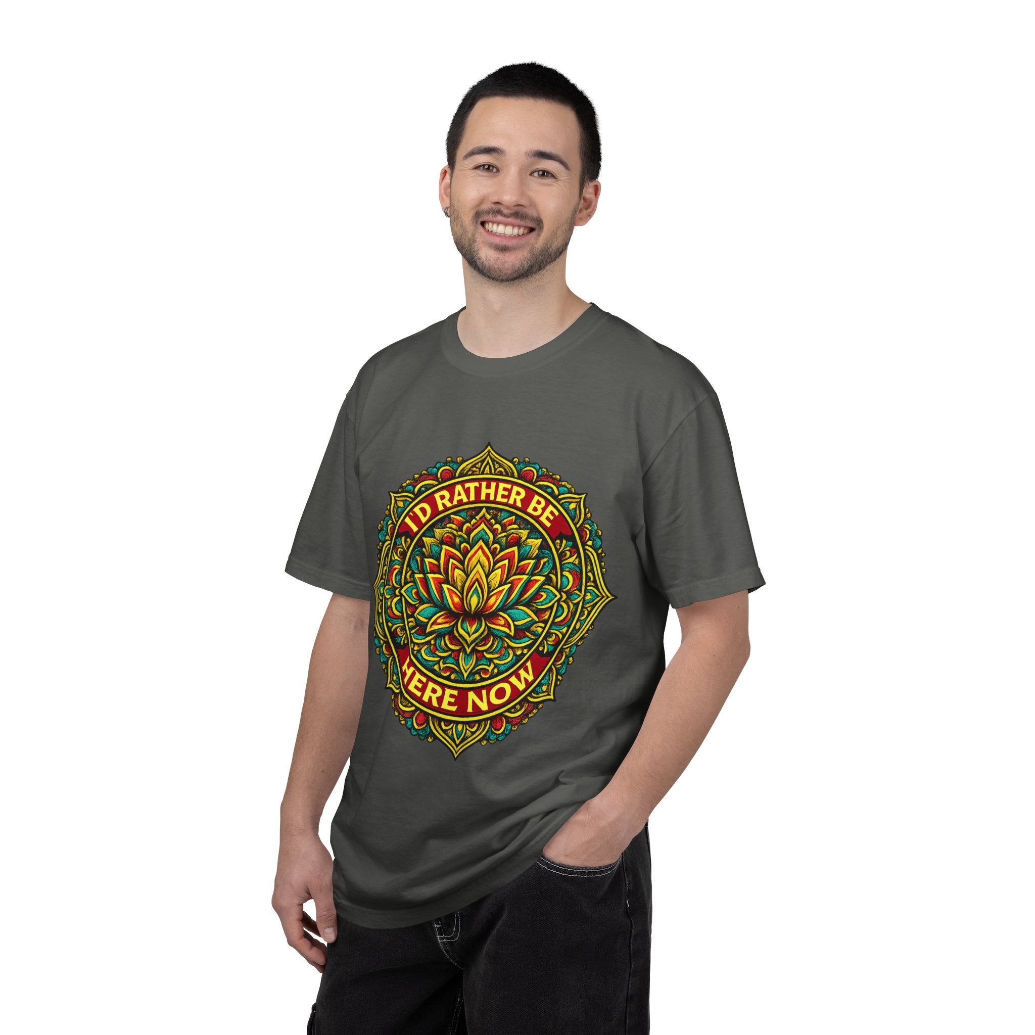 I'D RATHER BE HERE NOW Signature Logo Tee