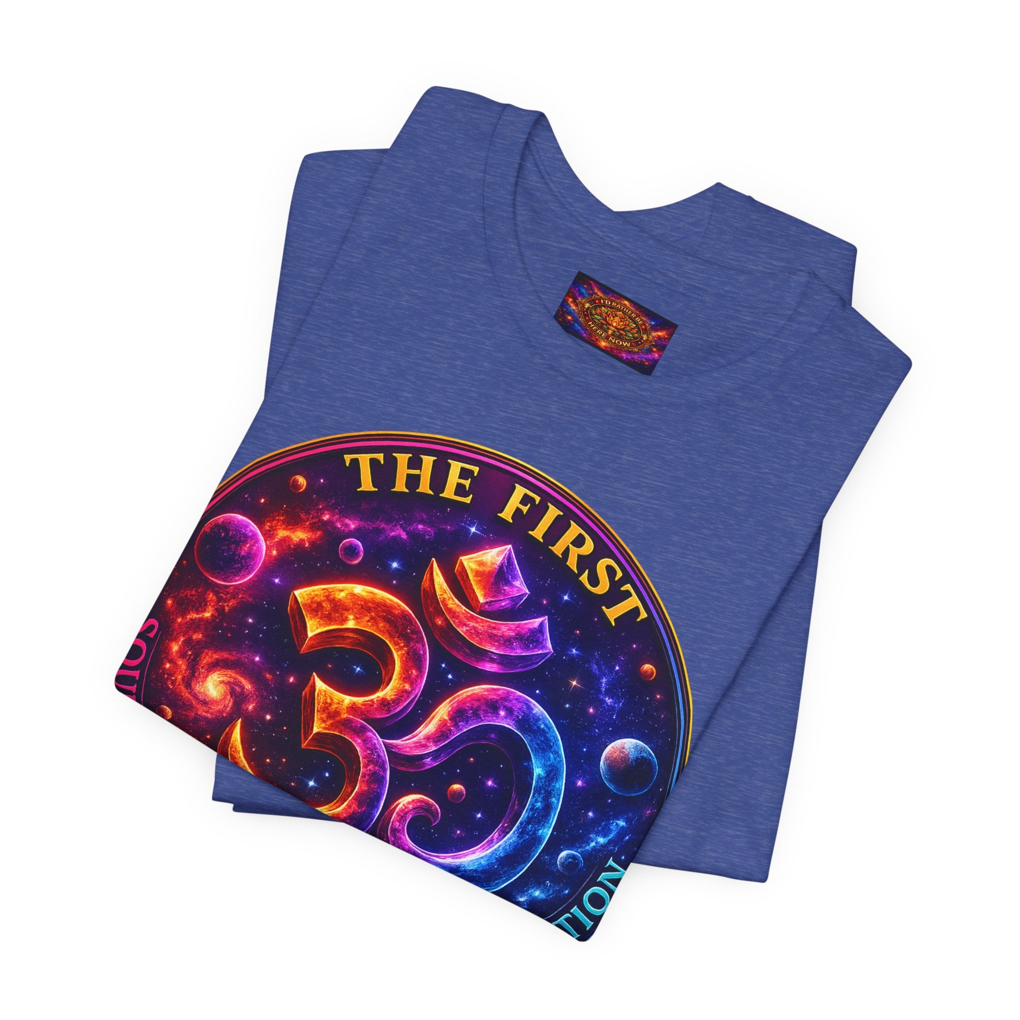 Om — The First Sound & Vibration of Creation T-Shirt Unisex Jersey Short Sleeve Tee