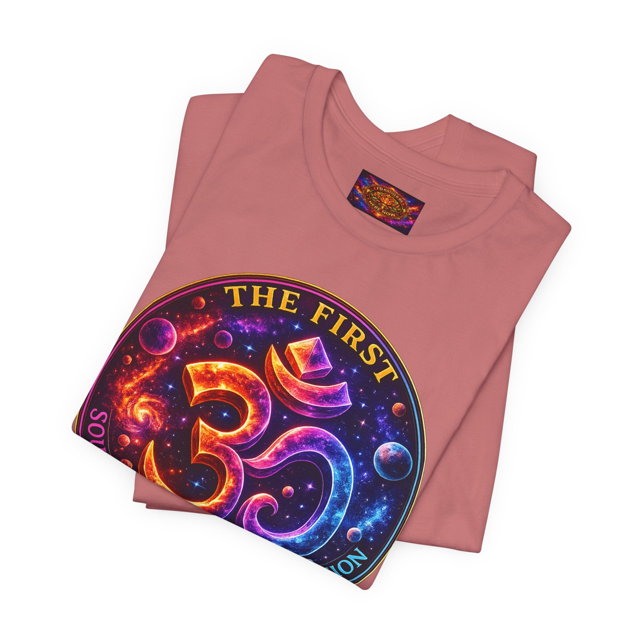 Om — The First Sound & Vibration of Creation T-Shirt Unisex Jersey Short Sleeve Tee