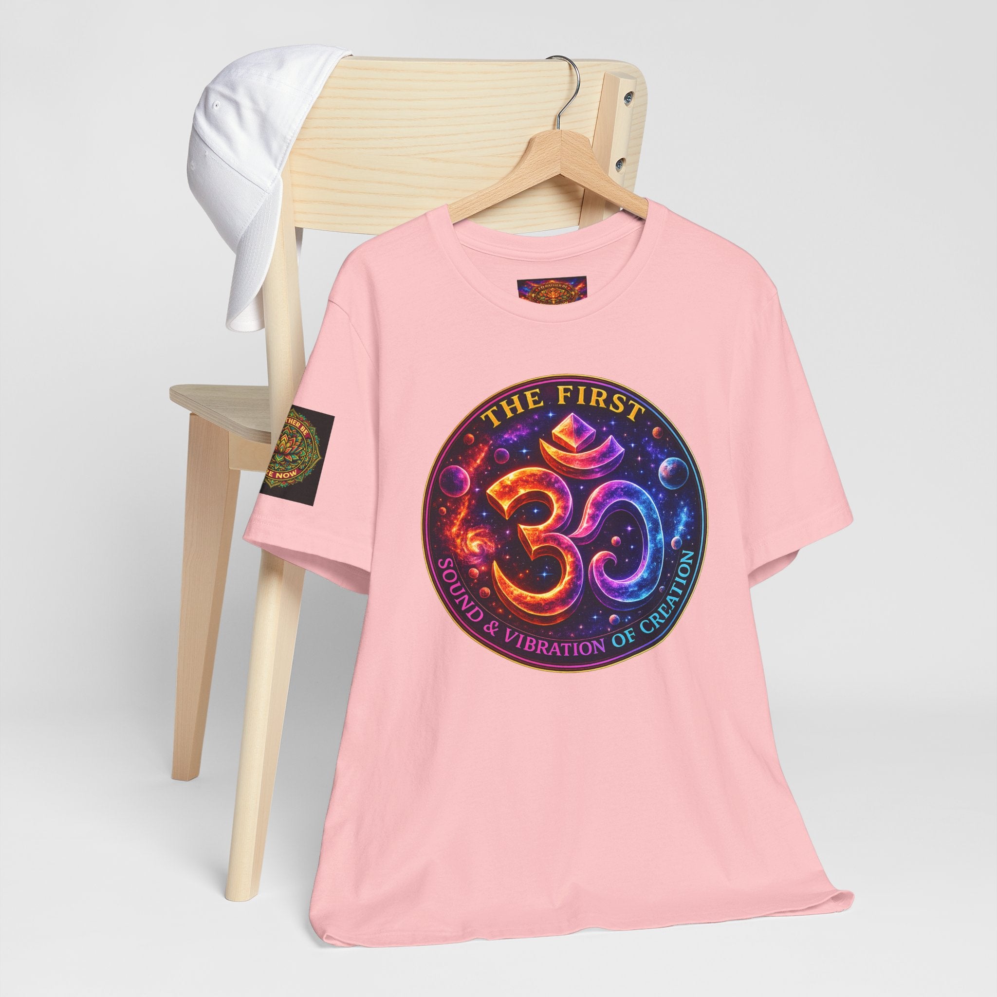 Om — The First Sound & Vibration of Creation T-Shirt Unisex Jersey Short Sleeve Tee