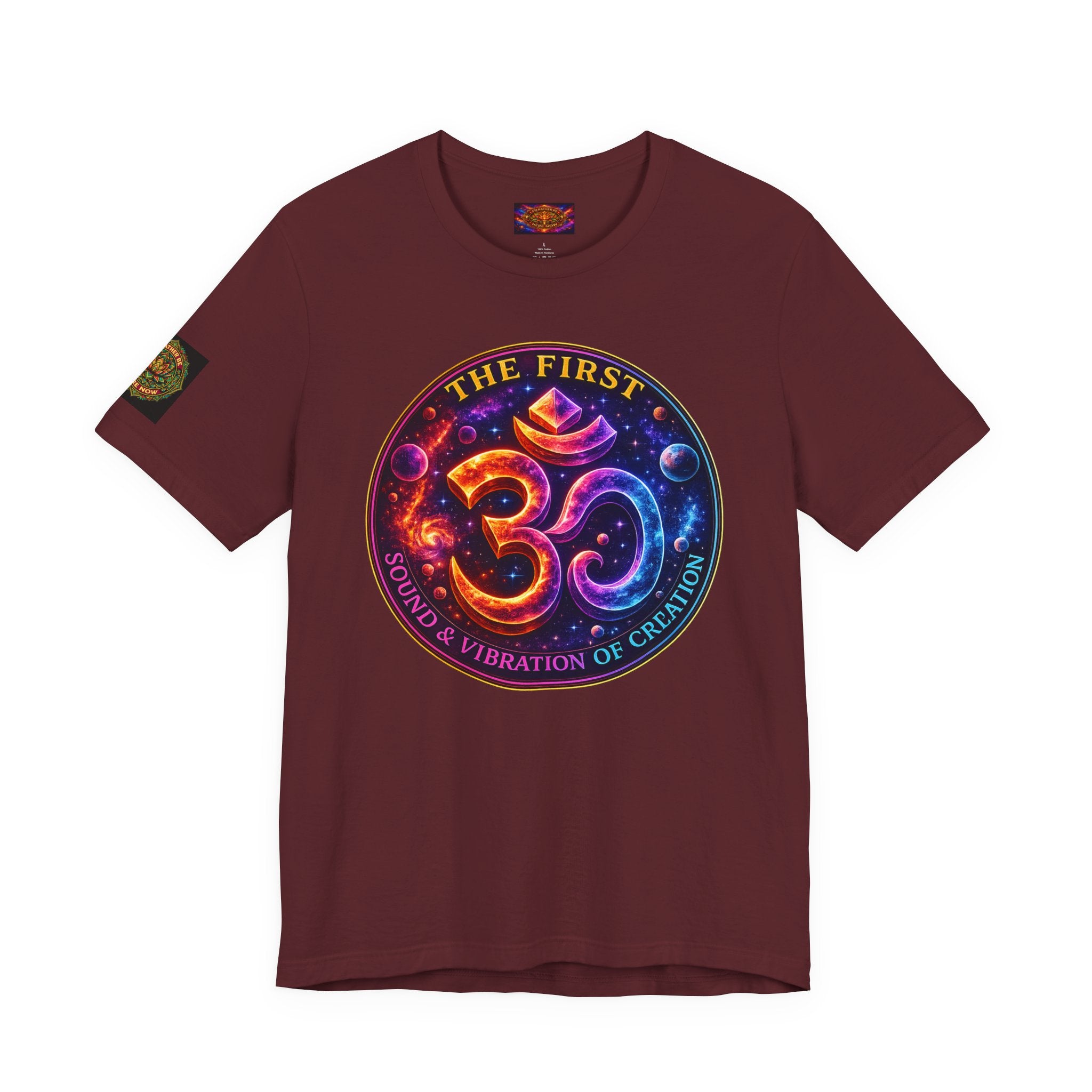 Om — The First Sound & Vibration of Creation T-Shirt Unisex Jersey Short Sleeve Tee