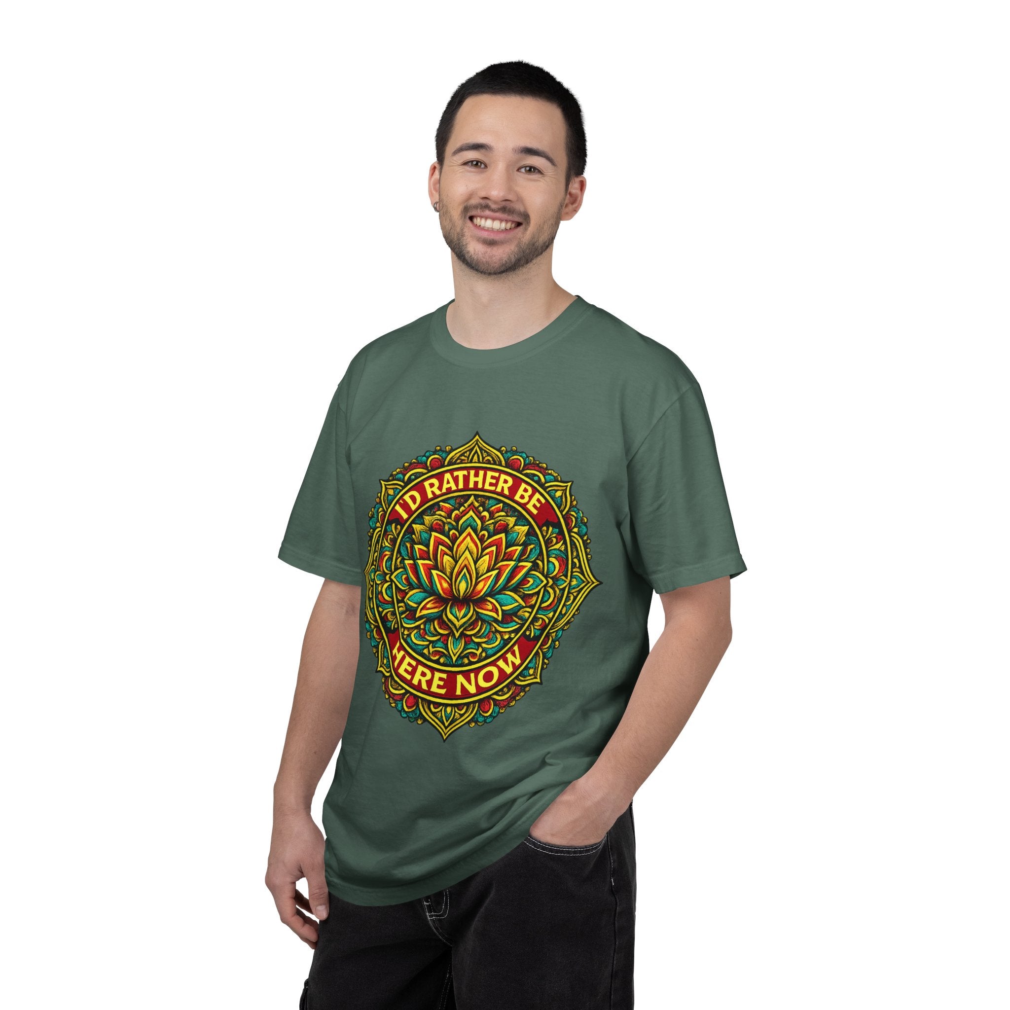 I'D RATHER BE HERE NOW Signature Logo Tee