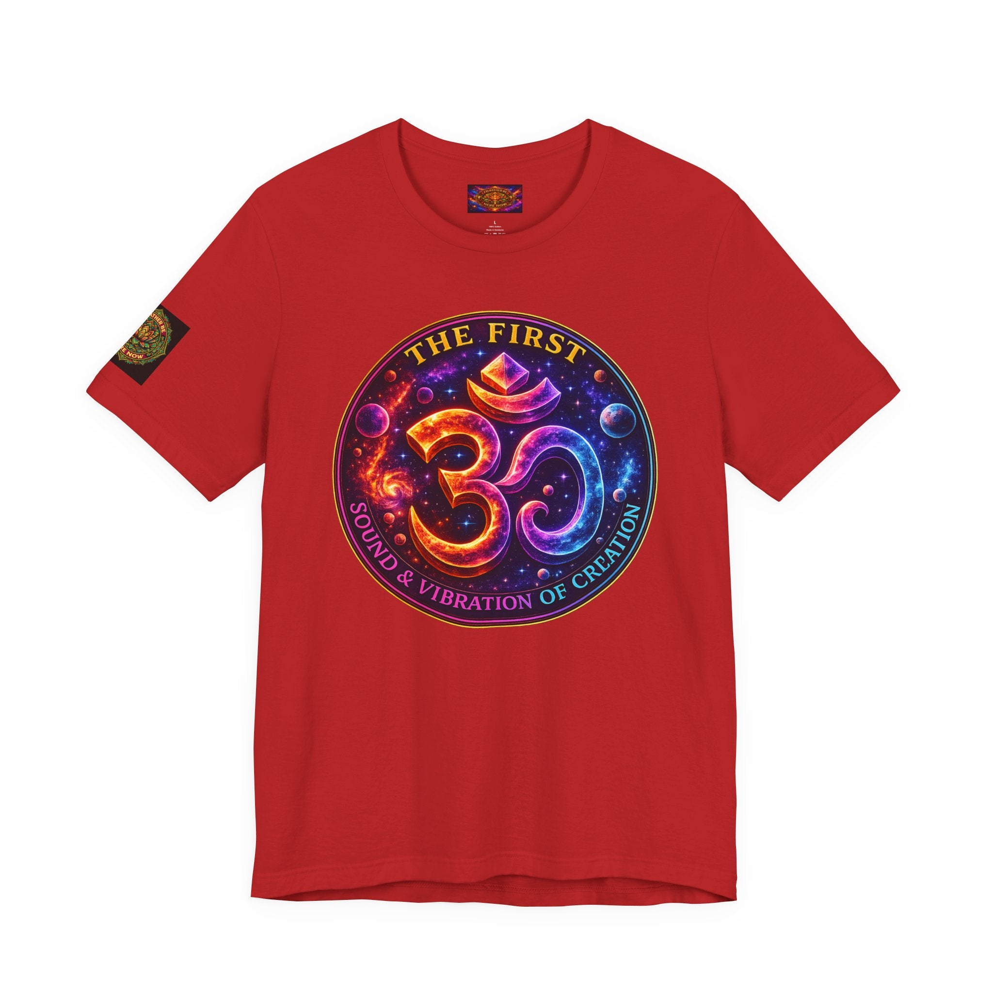Om — The First Sound & Vibration of Creation T-Shirt Unisex Jersey Short Sleeve Tee