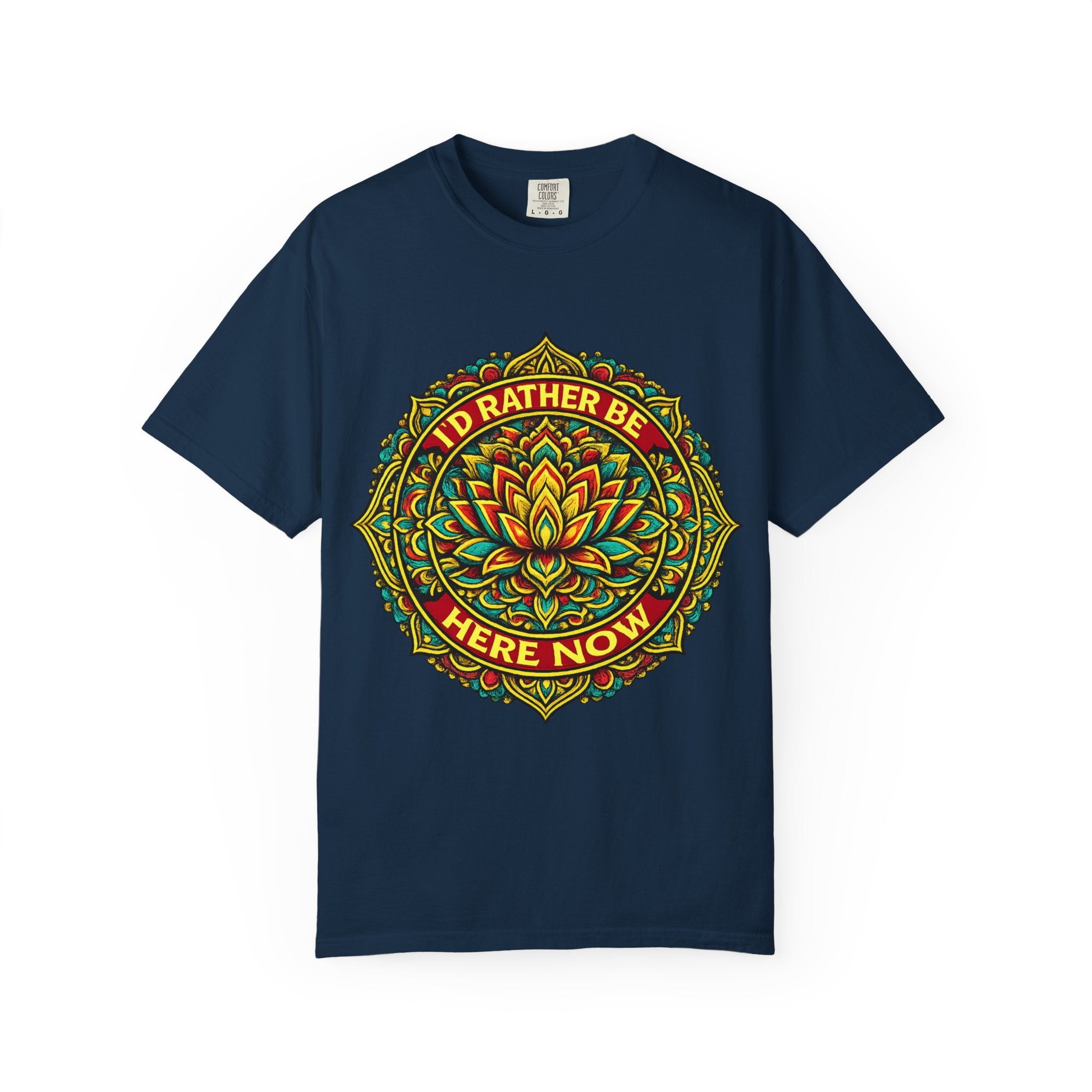 I'D RATHER BE HERE NOW Signature Logo Tee