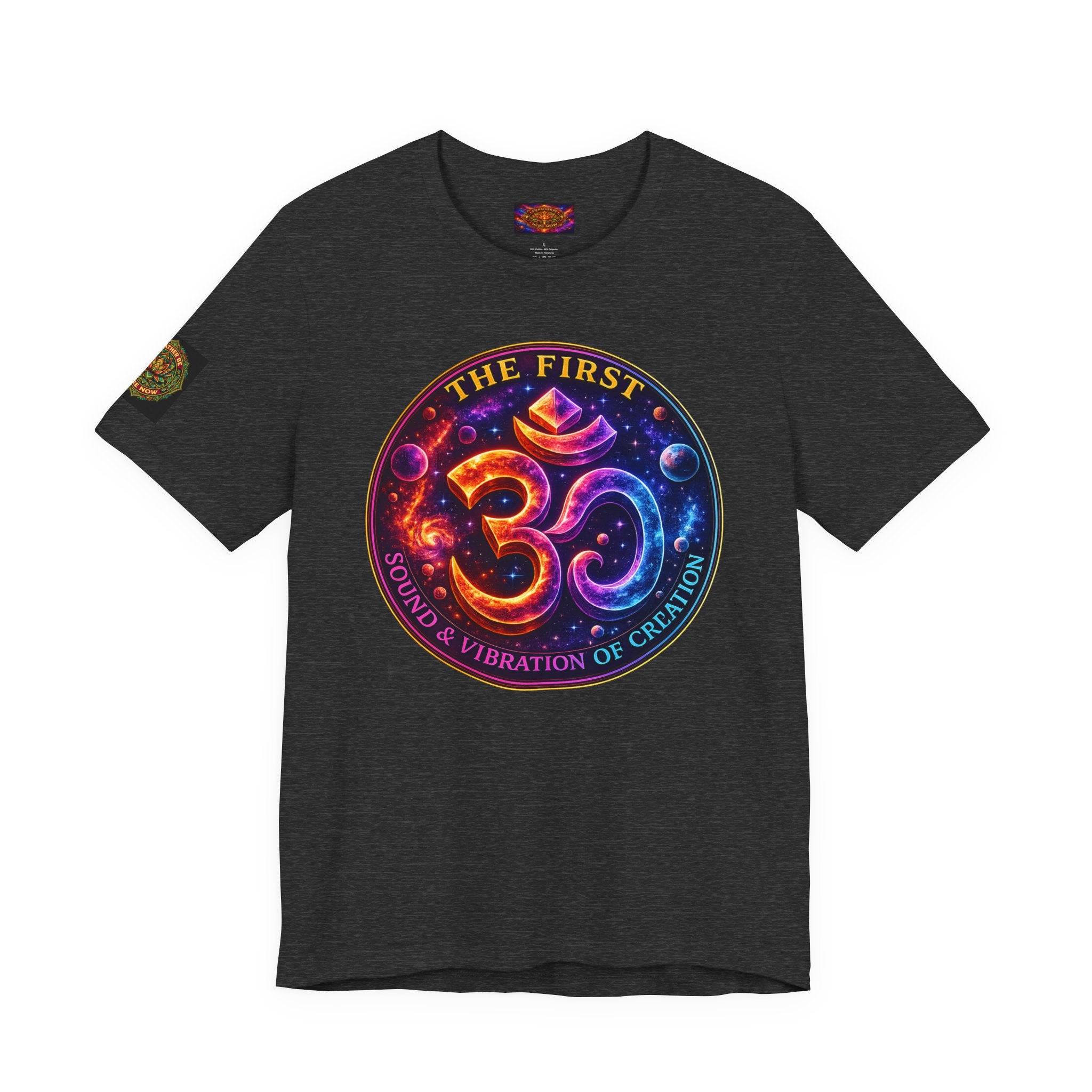 Om — The First Sound & Vibration of Creation T-Shirt Unisex Jersey Short Sleeve Tee