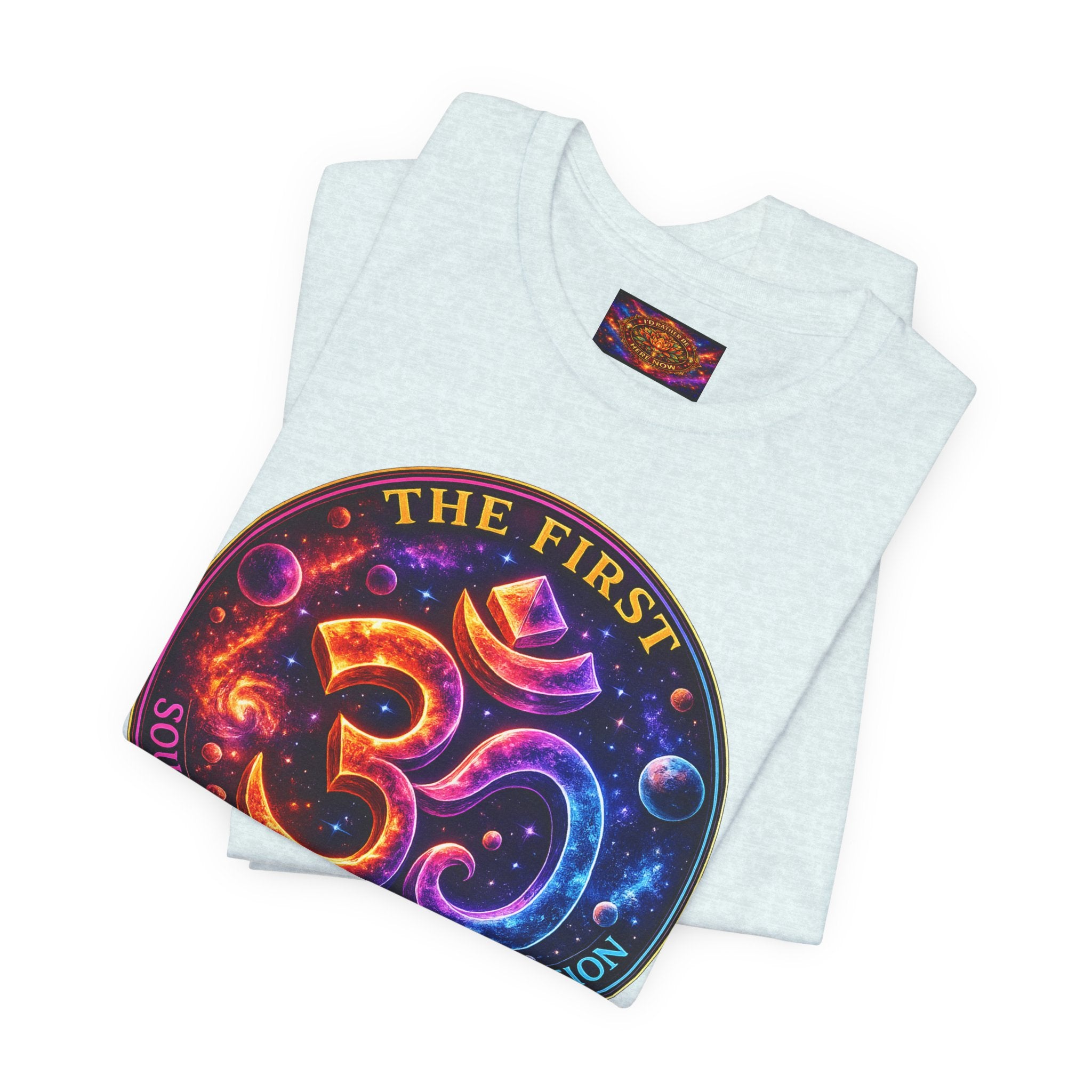 Om — The First Sound & Vibration of Creation T-Shirt Unisex Jersey Short Sleeve Tee