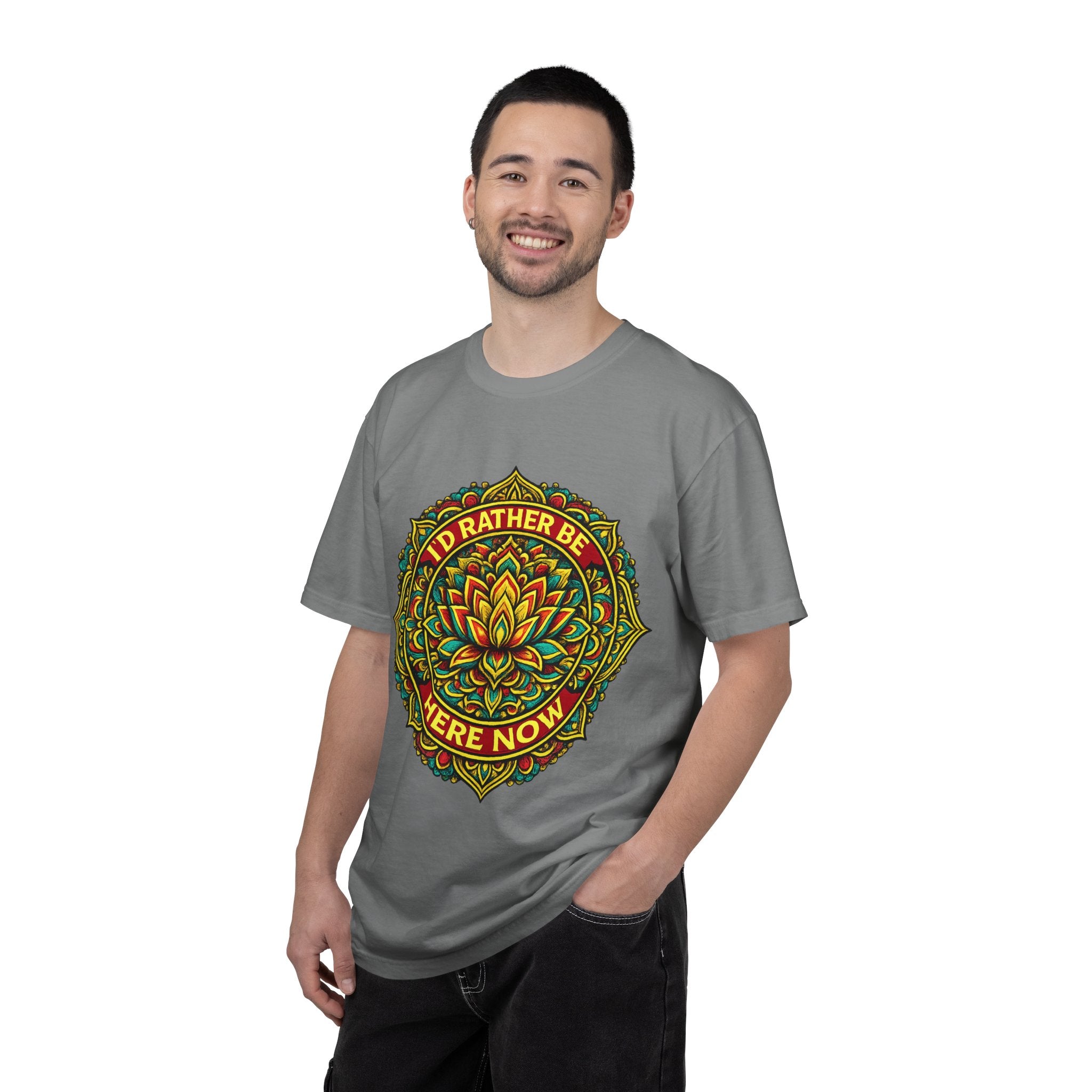 I'D RATHER BE HERE NOW Signature Logo Tee