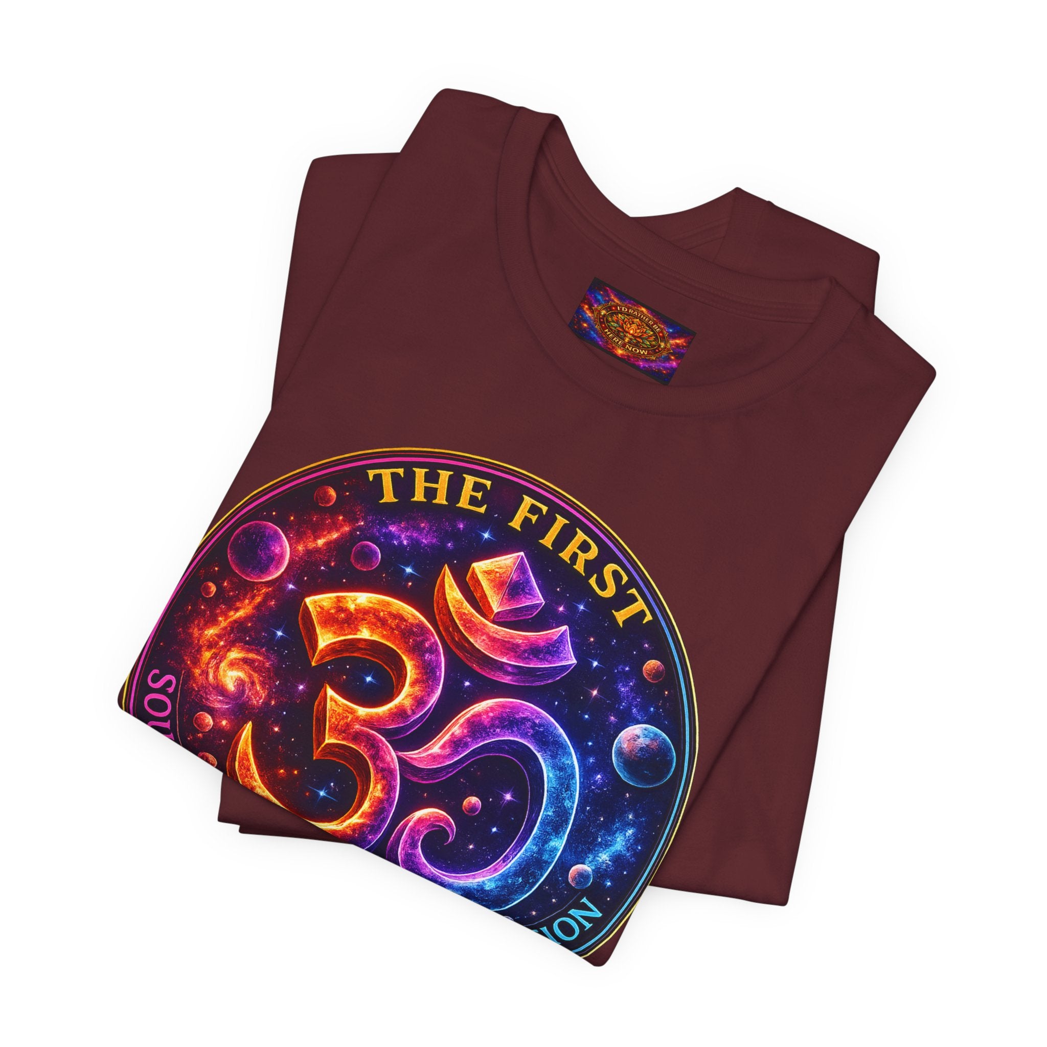 Om — The First Sound & Vibration of Creation T-Shirt Unisex Jersey Short Sleeve Tee