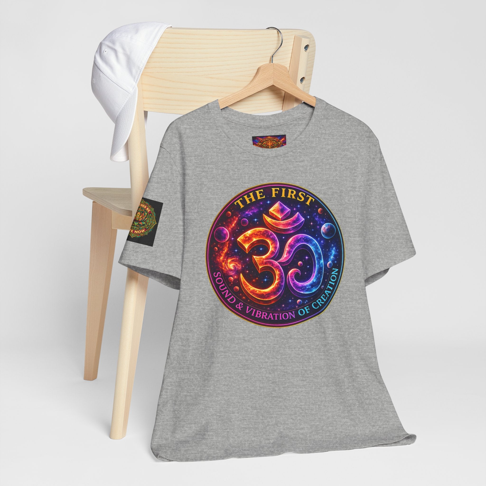 Om — The First Sound & Vibration of Creation T-Shirt Unisex Jersey Short Sleeve Tee