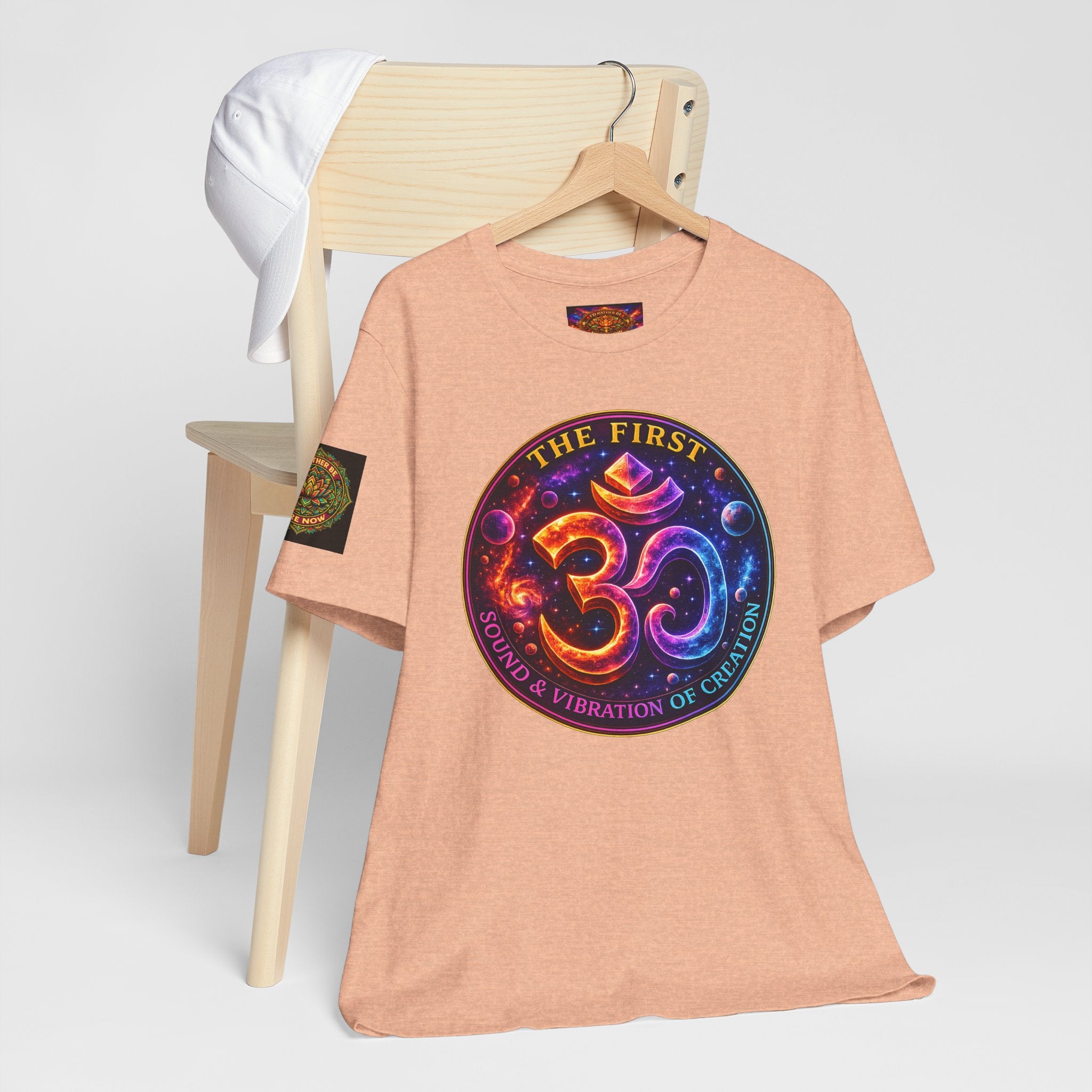 Om — The First Sound & Vibration of Creation T-Shirt Unisex Jersey Short Sleeve Tee