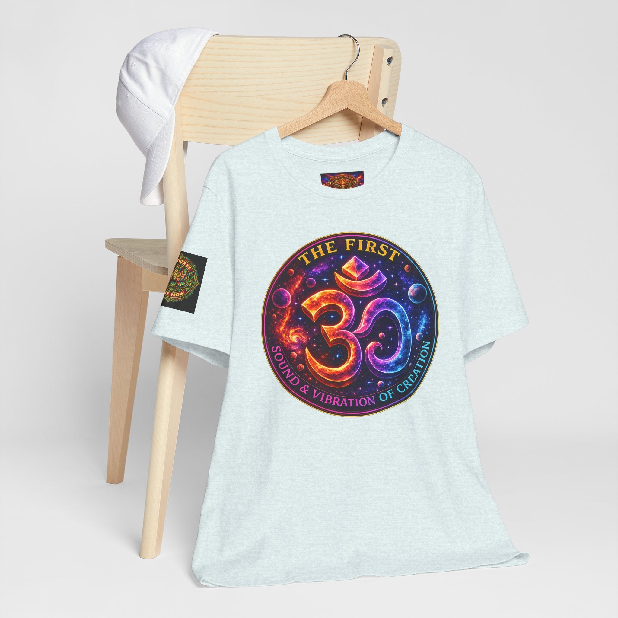 Om — The First Sound & Vibration of Creation T-Shirt Unisex Jersey Short Sleeve Tee