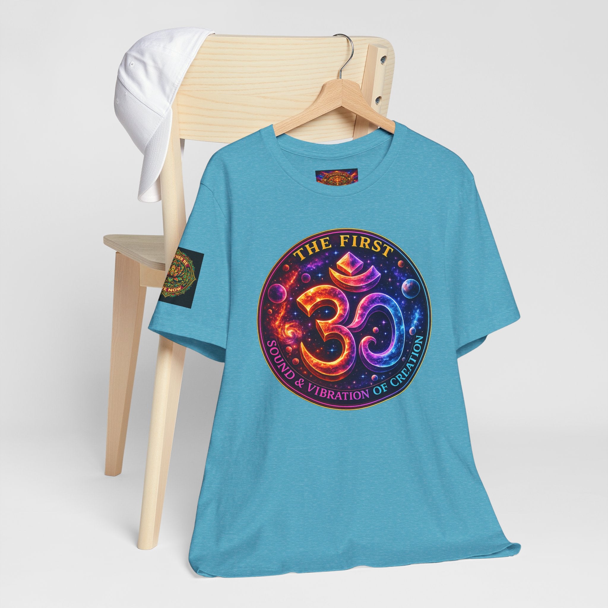 Om — The First Sound & Vibration of Creation T-Shirt Unisex Jersey Short Sleeve Tee