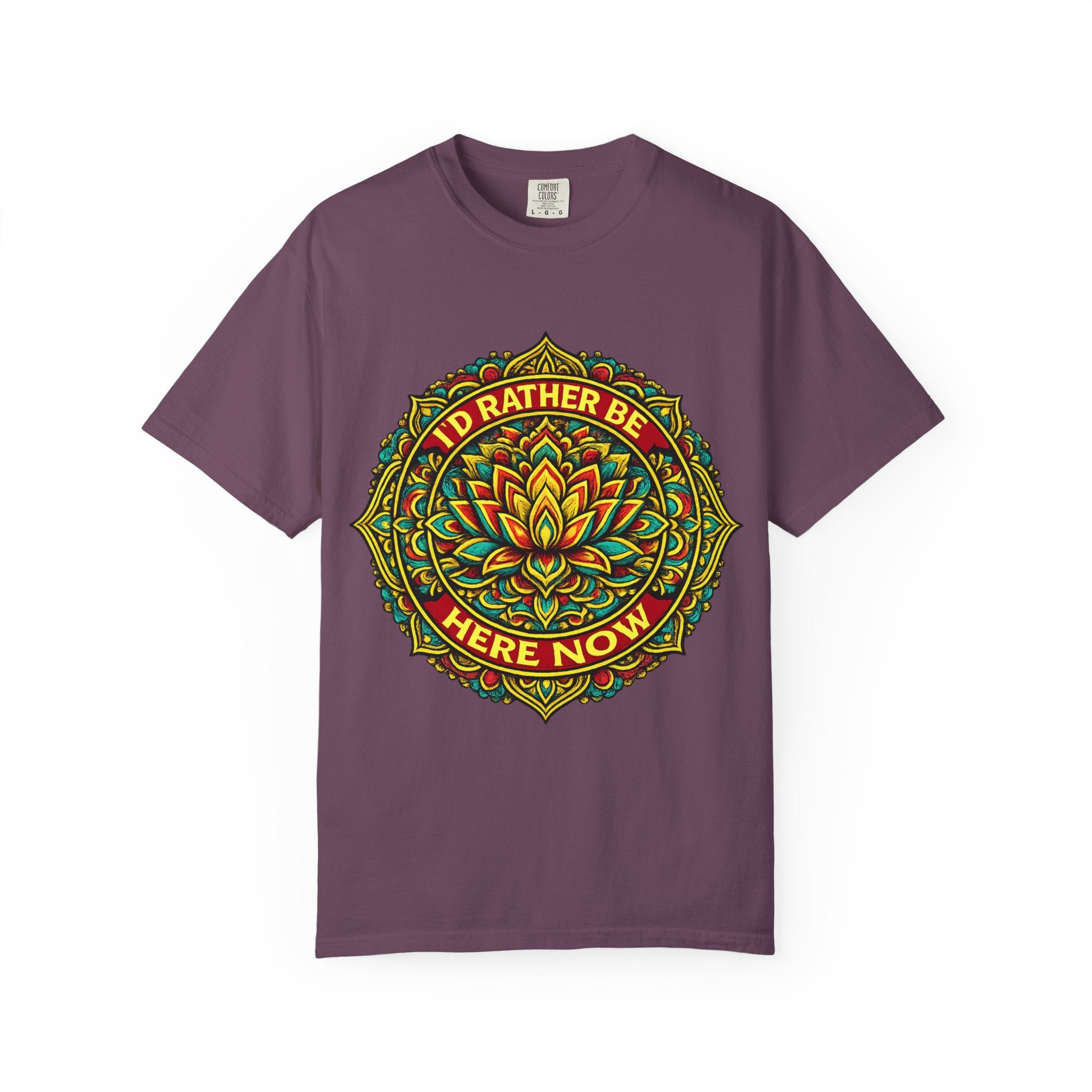 I'D RATHER BE HERE NOW Signature Logo Tee