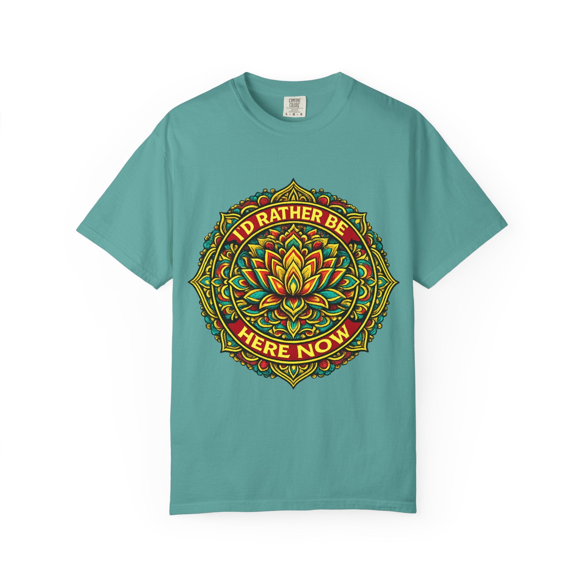 I'D RATHER BE HERE NOW Signature Logo Tee