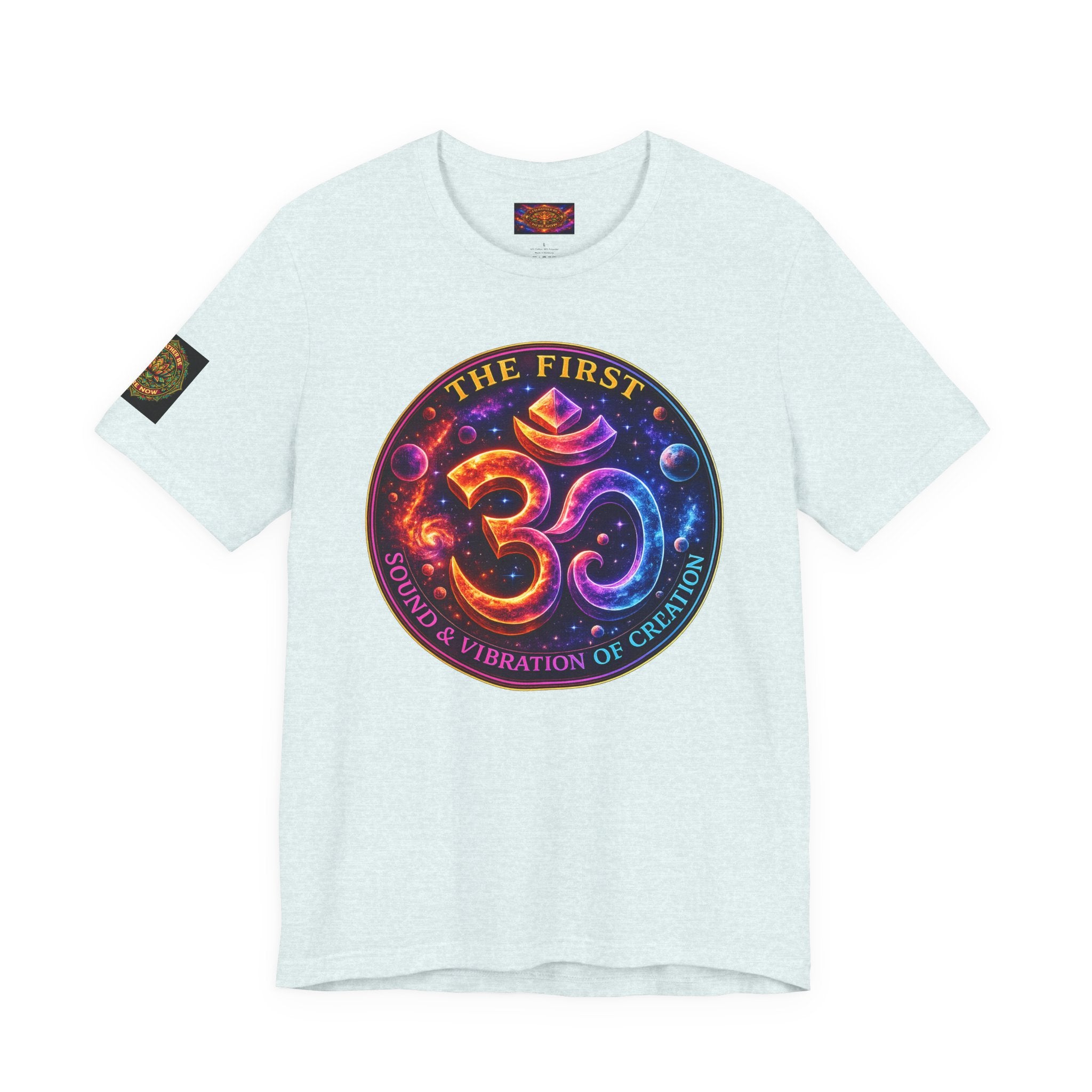 Om — The First Sound & Vibration of Creation T-Shirt Unisex Jersey Short Sleeve Tee