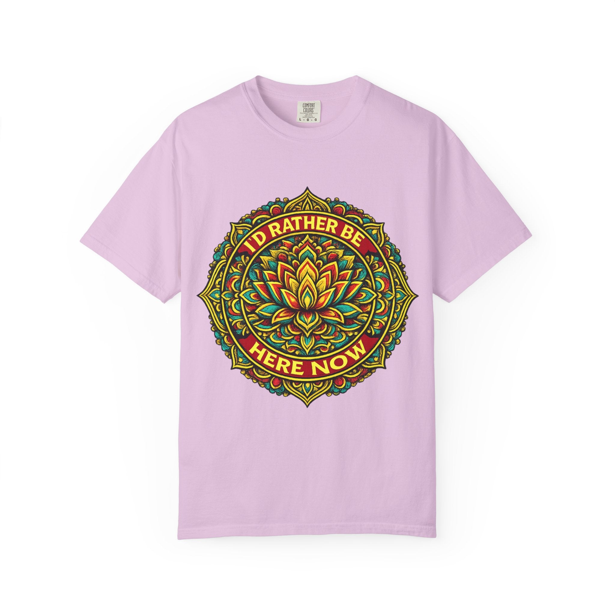 I'D RATHER BE HERE NOW Signature Logo Tee