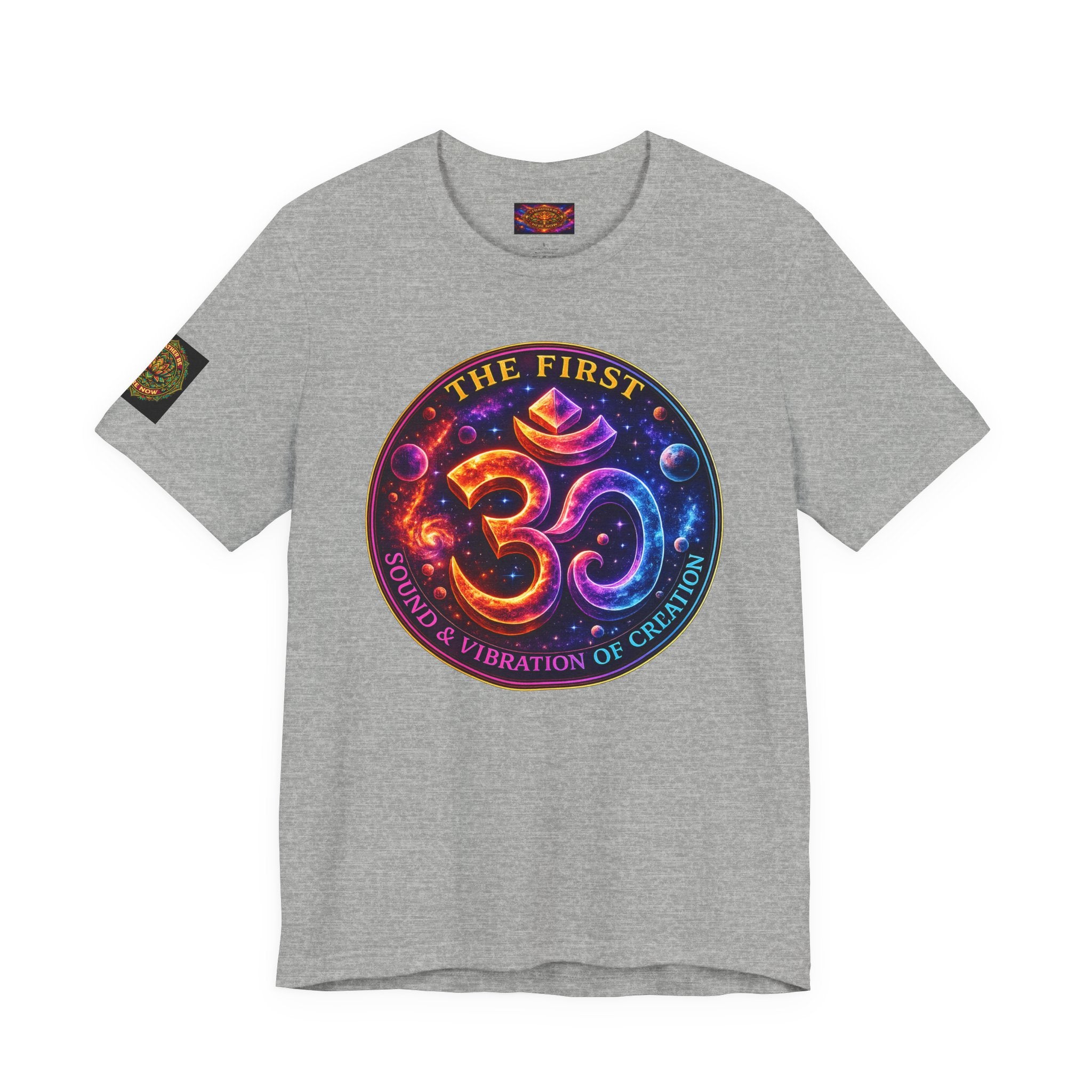 Om — The First Sound & Vibration of Creation T-Shirt Unisex Jersey Short Sleeve Tee