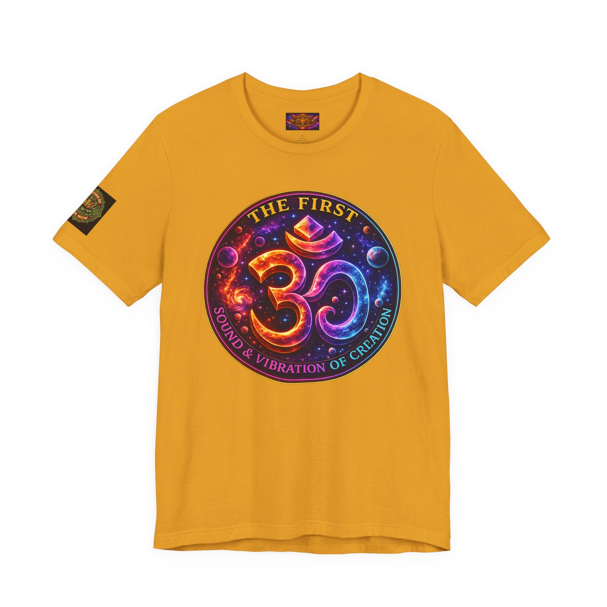Om — The First Sound & Vibration of Creation T-Shirt Unisex Jersey Short Sleeve Tee