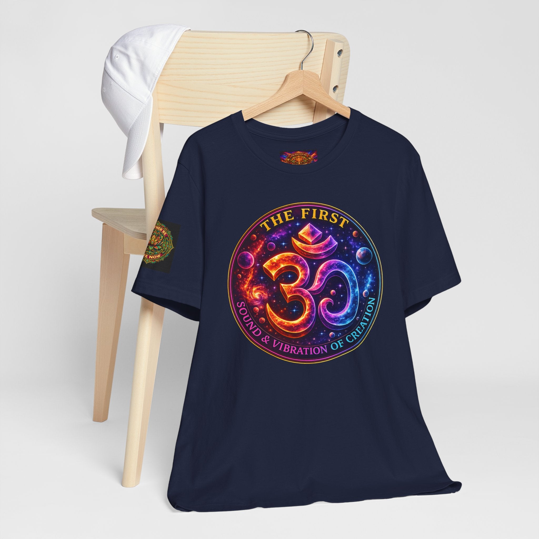 Om — The First Sound & Vibration of Creation T-Shirt Unisex Jersey Short Sleeve Tee