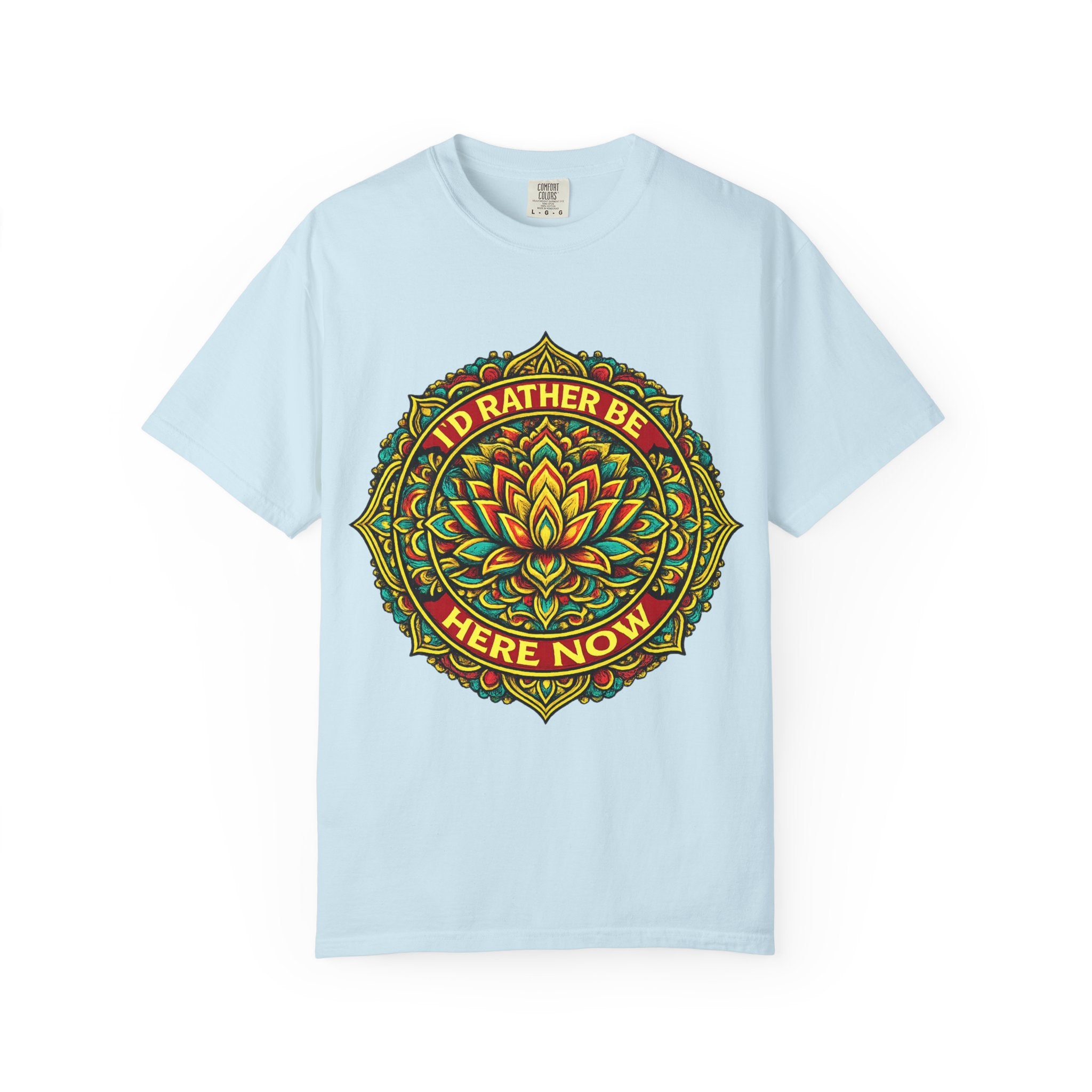 I'D RATHER BE HERE NOW Signature Logo Tee