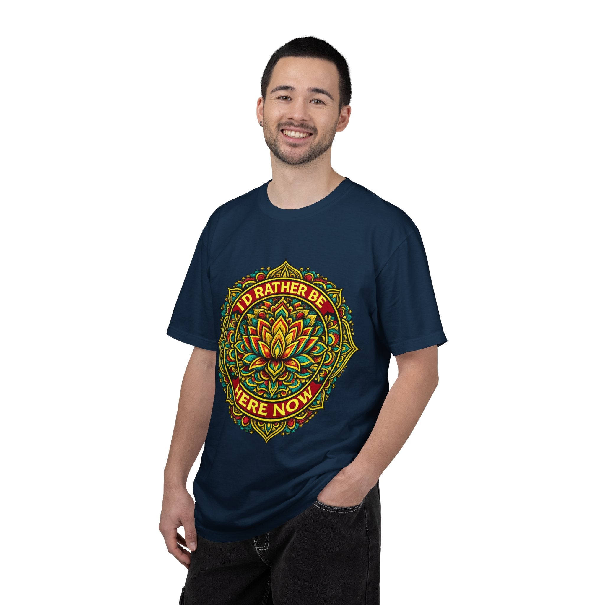I'D RATHER BE HERE NOW Signature Logo Tee