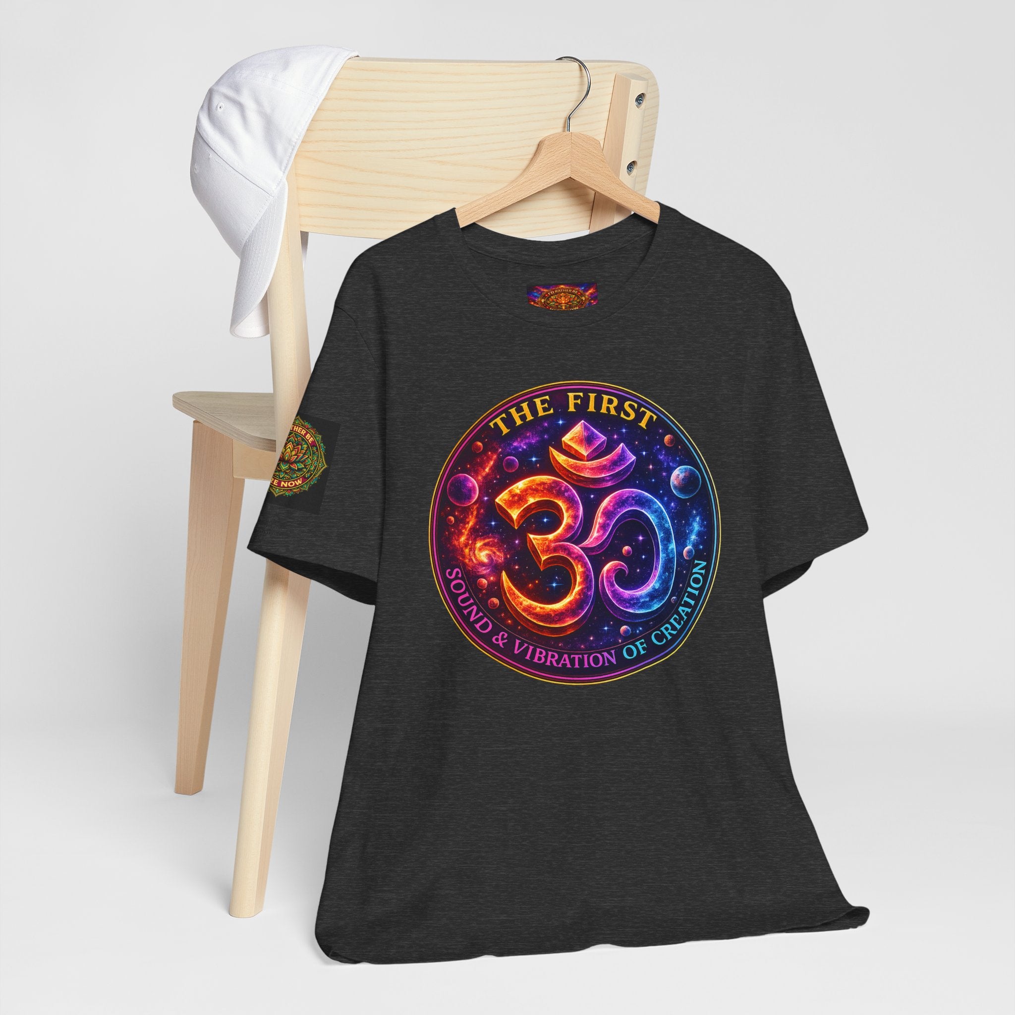 Om — The First Sound & Vibration of Creation T-Shirt Unisex Jersey Short Sleeve Tee