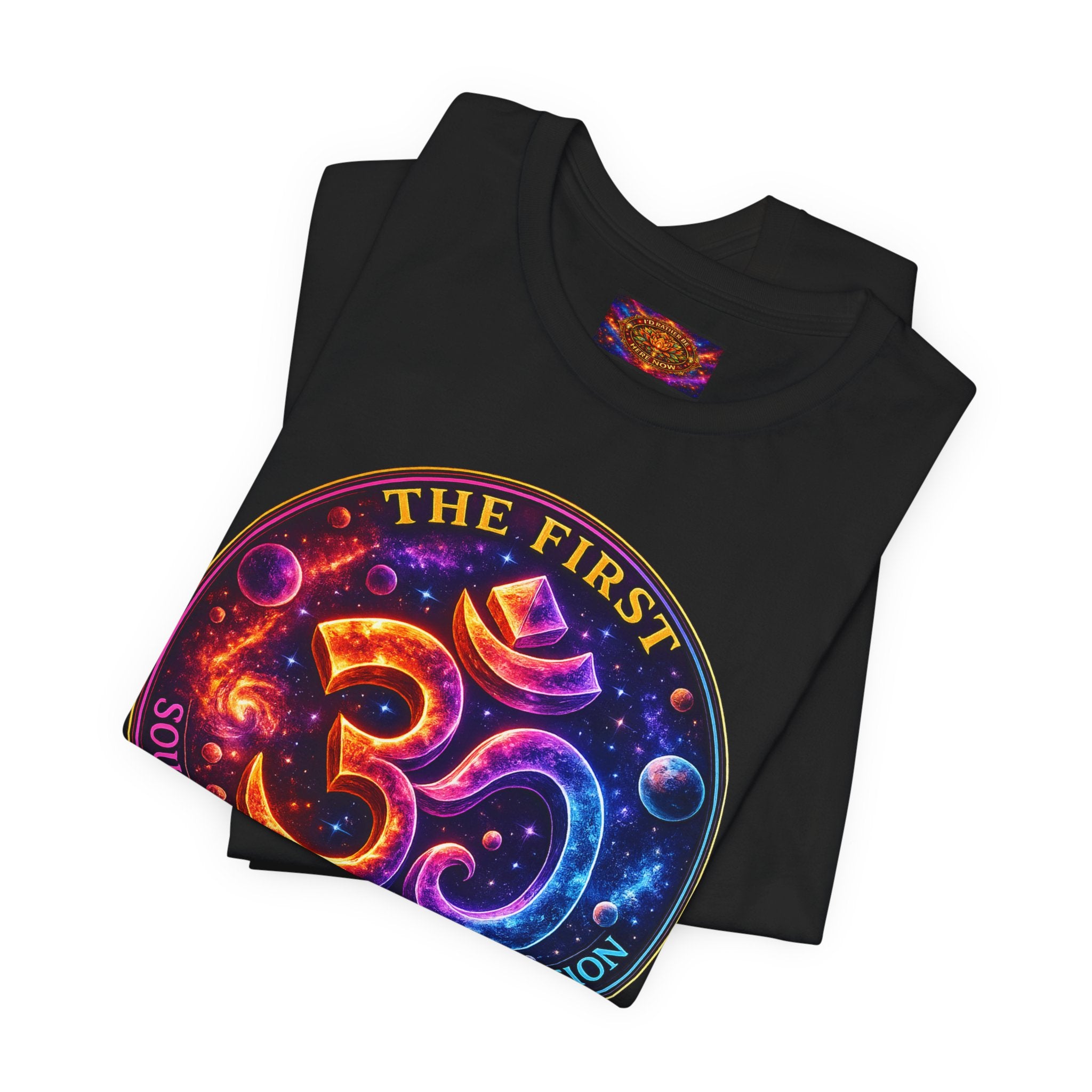 Om — The First Sound & Vibration of Creation T-Shirt Unisex Jersey Short Sleeve Tee
