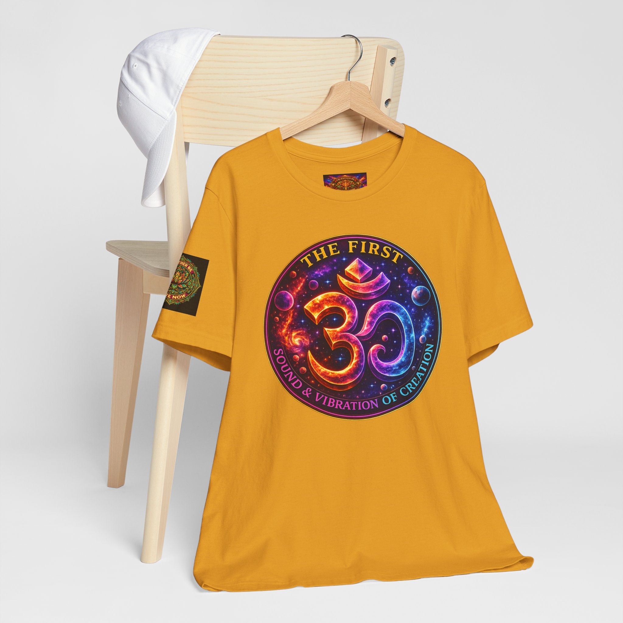 Om — The First Sound & Vibration of Creation T-Shirt Unisex Jersey Short Sleeve Tee