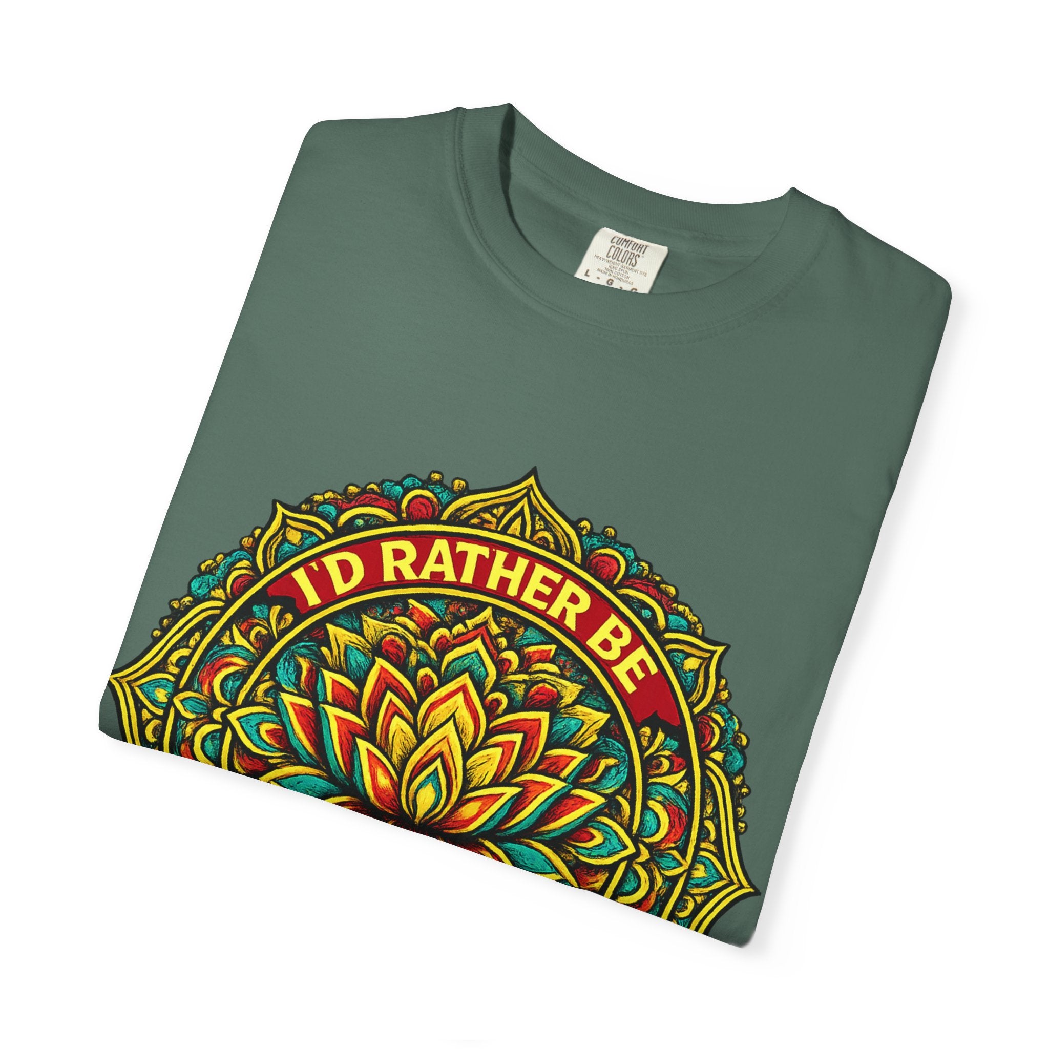 I'D RATHER BE HERE NOW Signature Logo Tee