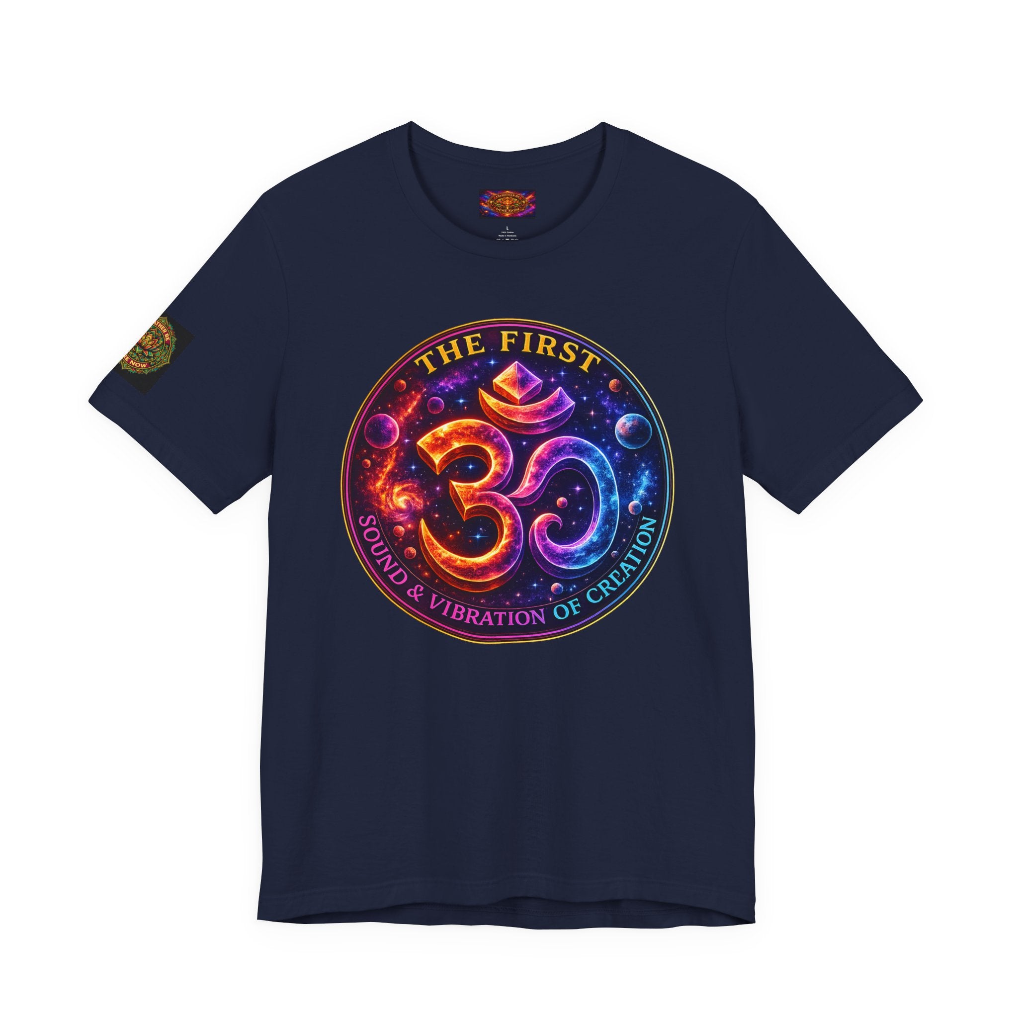 Om — The First Sound & Vibration of Creation T-Shirt Unisex Jersey Short Sleeve Tee