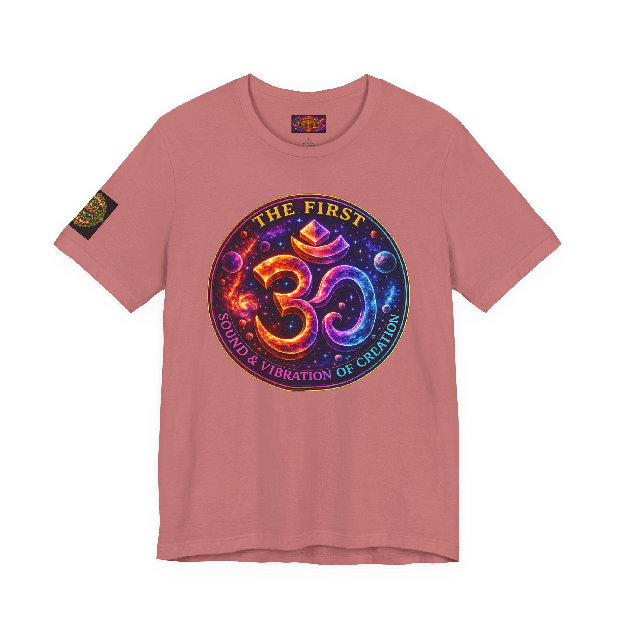 Om — The First Sound & Vibration of Creation T-Shirt Unisex Jersey Short Sleeve Tee